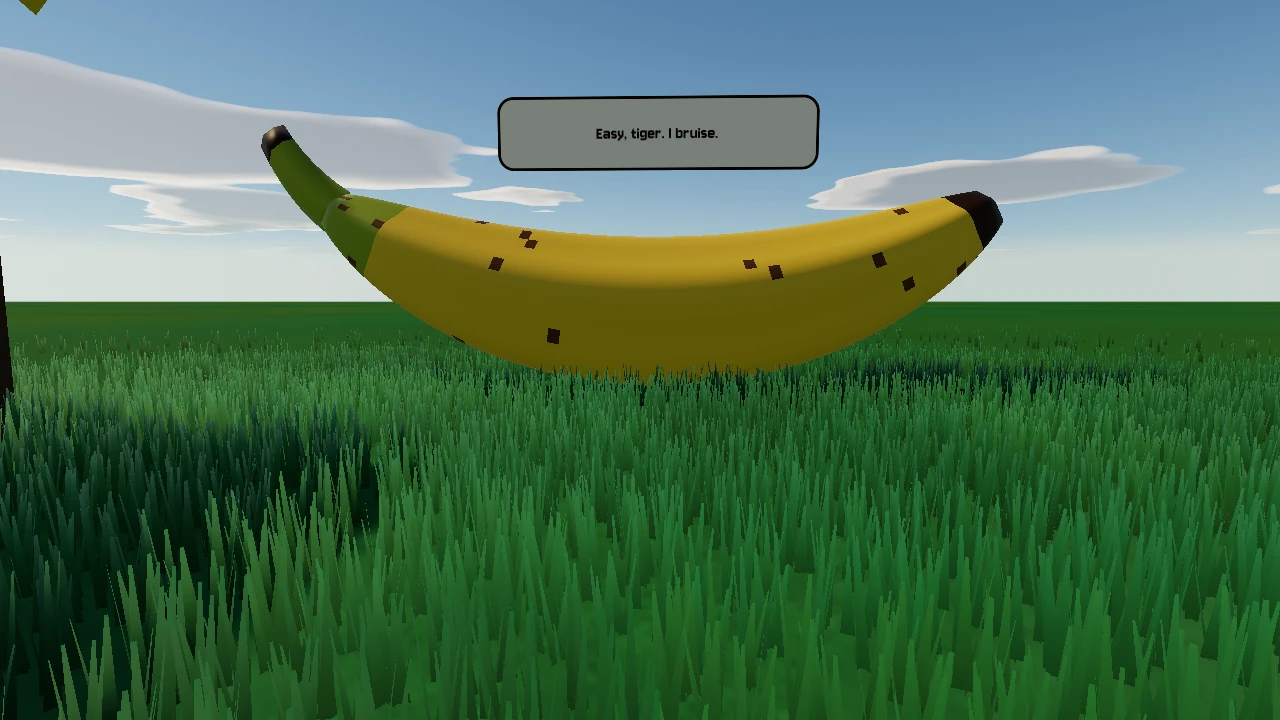Banana Clicker: a moment in the game (2 of 3)