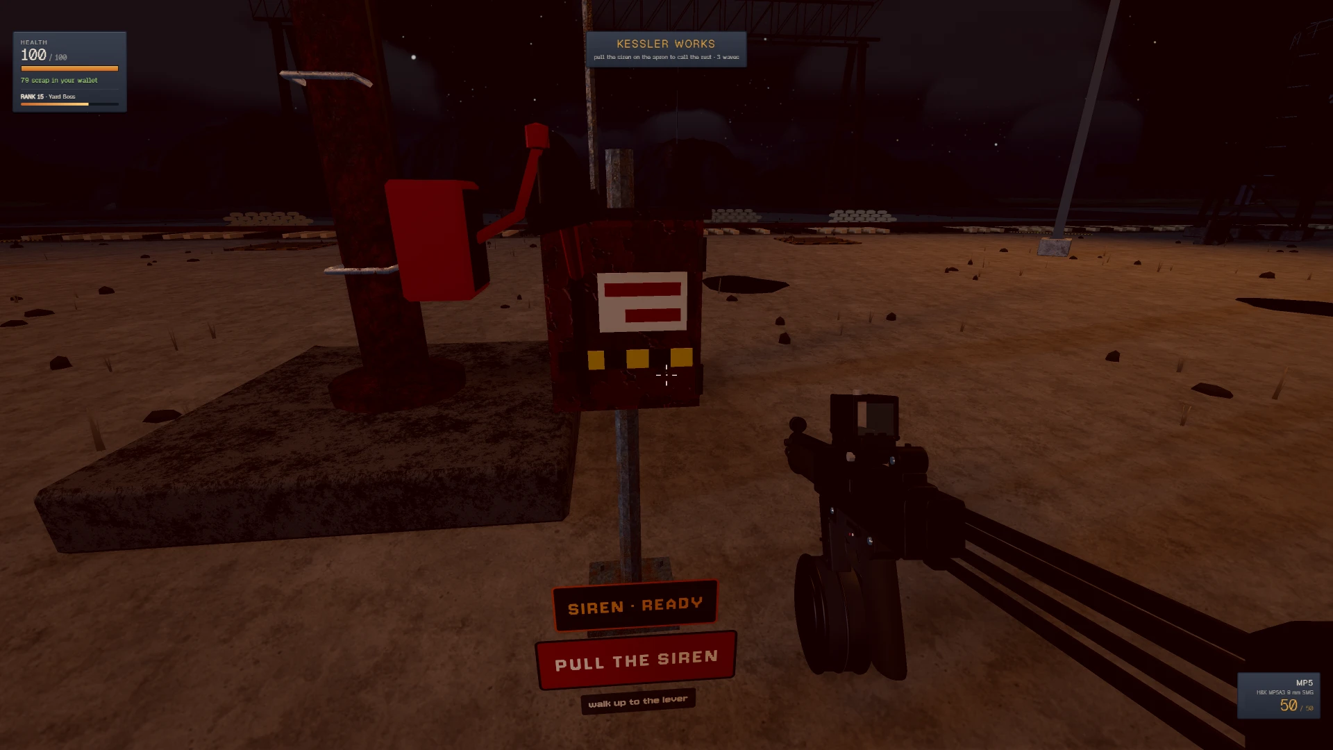 Scrap Yard Stand: a moment in the game (6 of 8)