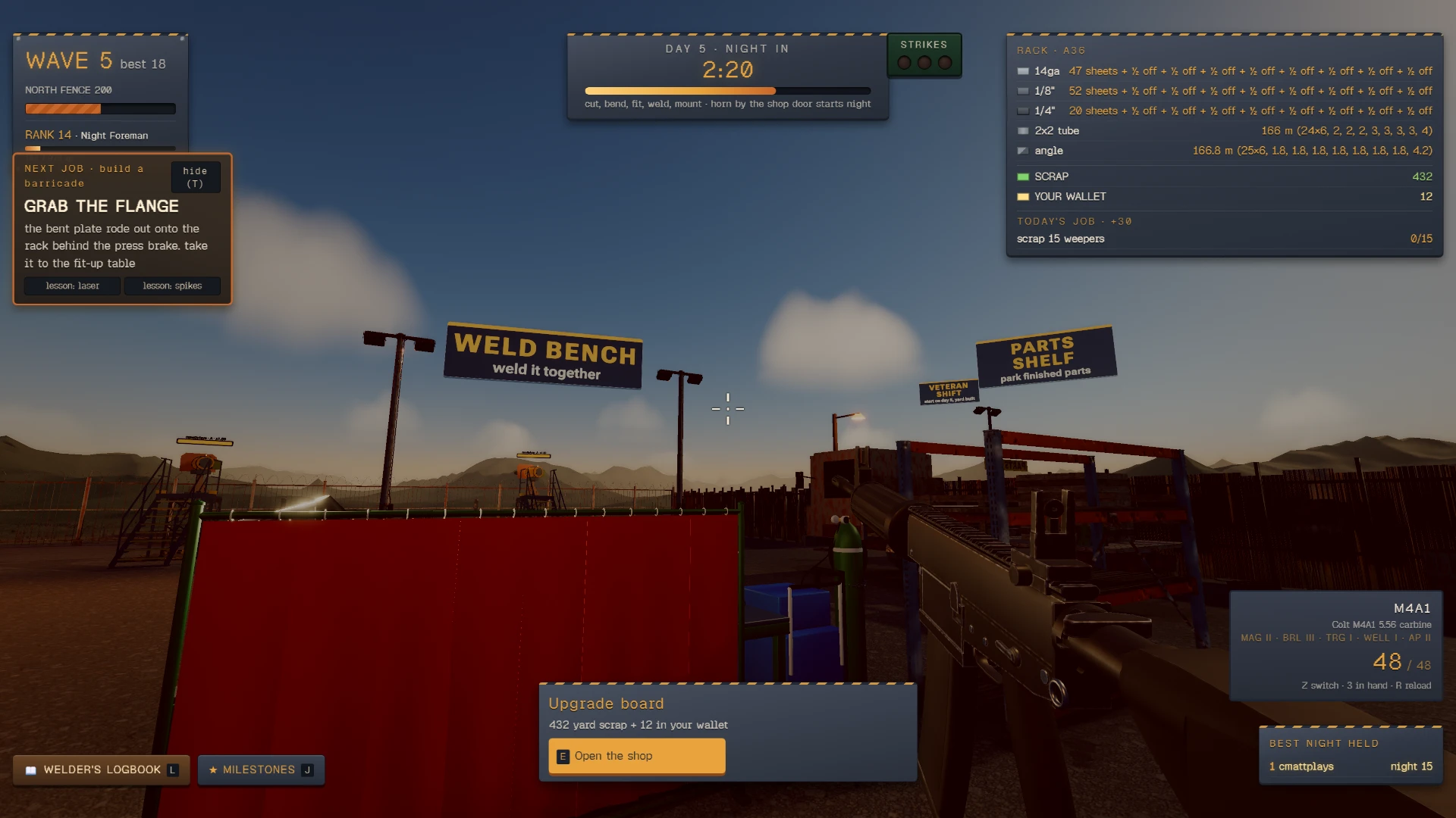 Scrap Yard Stand: a moment in the game (7 of 8)