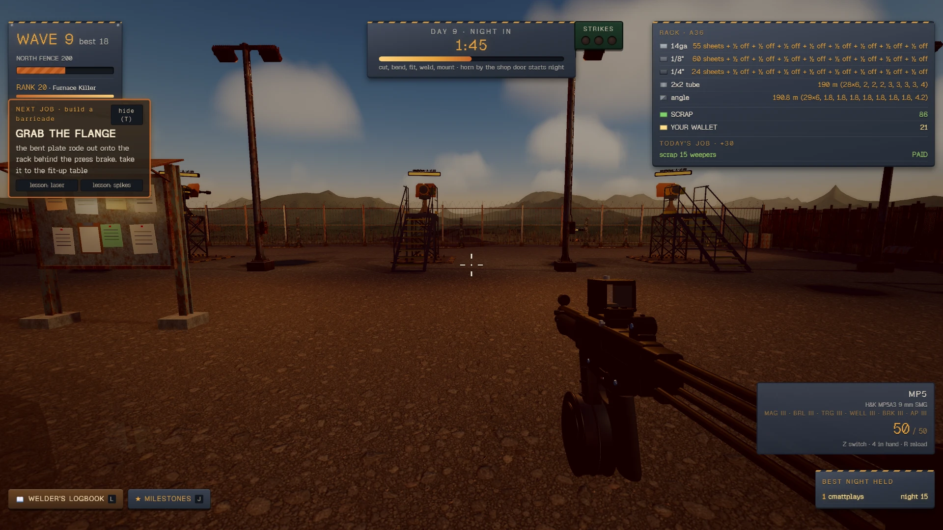 Scrap Yard Stand: a moment in the game (5 of 8)