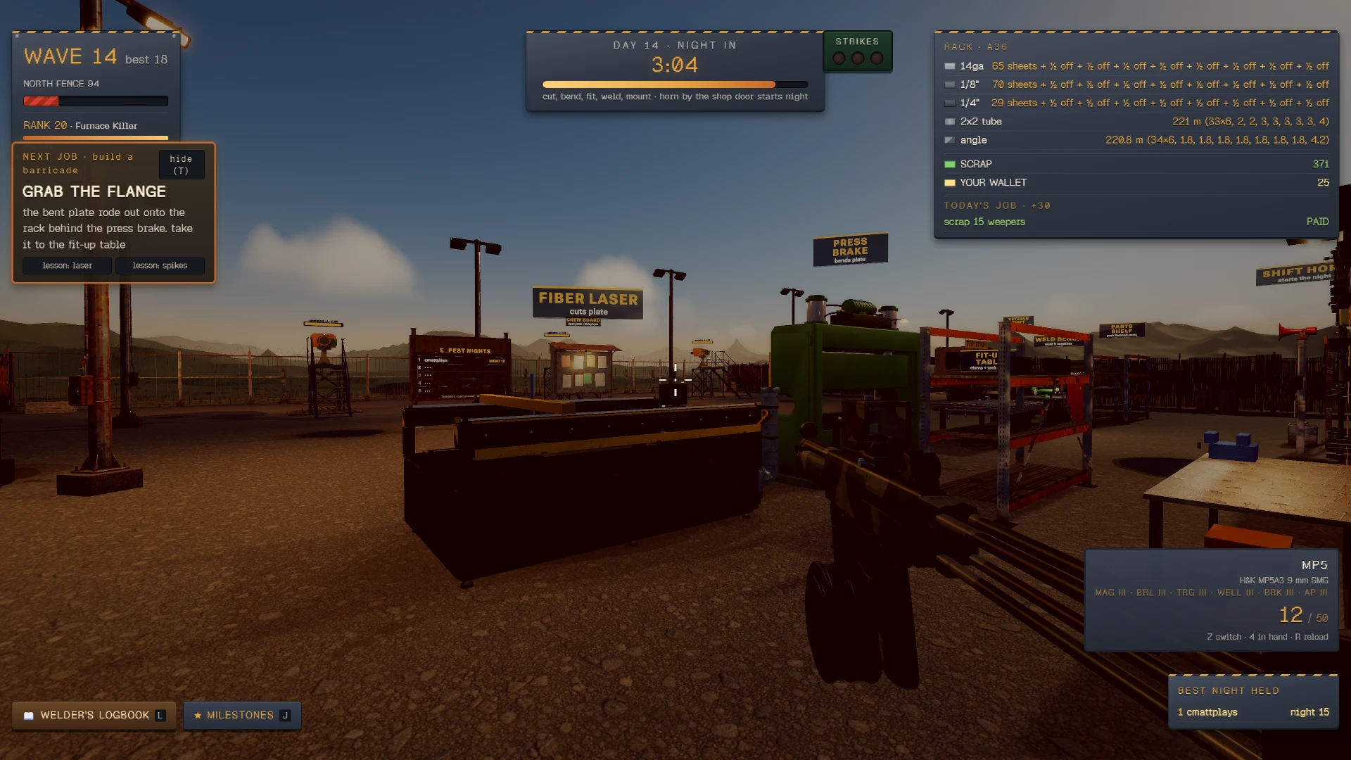 Scrap Yard Stand: a moment in the game (4 of 8)