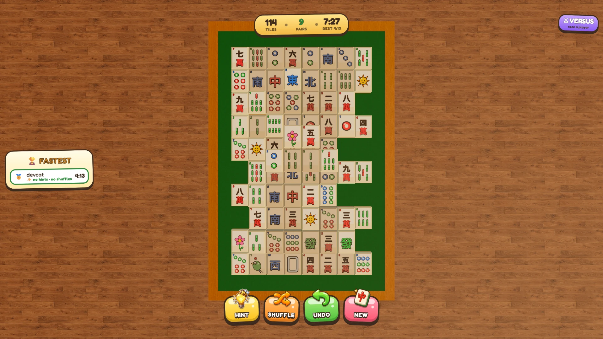 Honey Mahjong: a moment in the game (1 of 4)