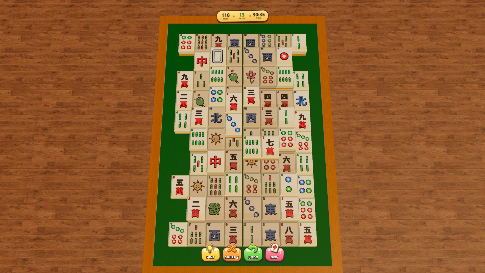 Honey Mahjong: a moment in the game (1 of 3)