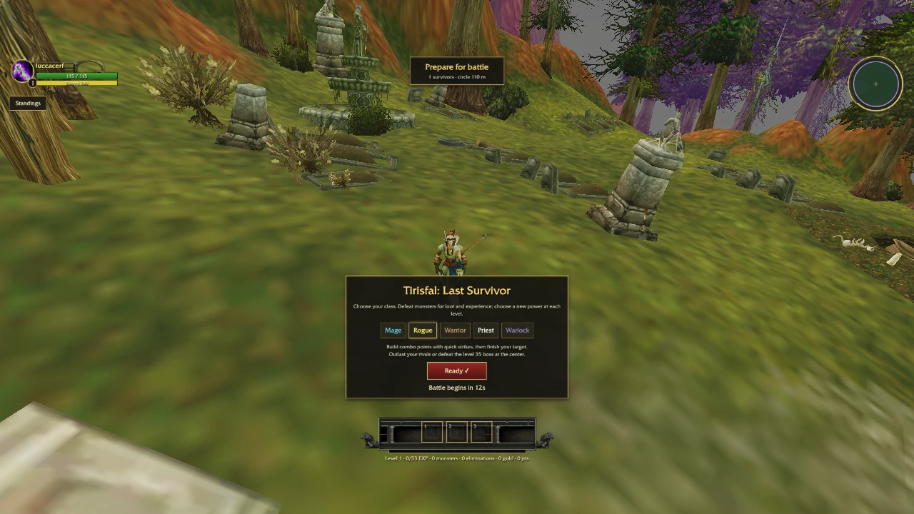 Tirisfal: Last Survivor: a moment in the game (1 of 2)