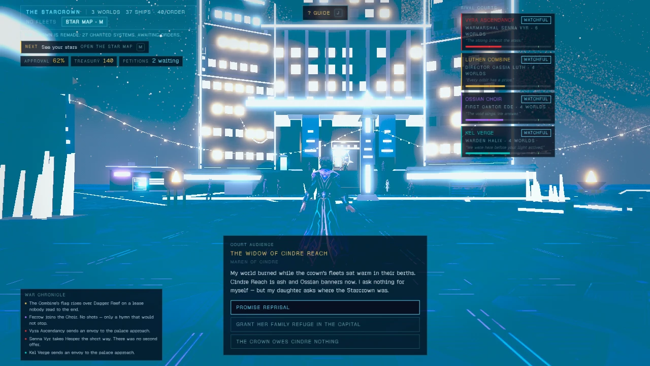Starcrown: a moment in the game (1 of 6)