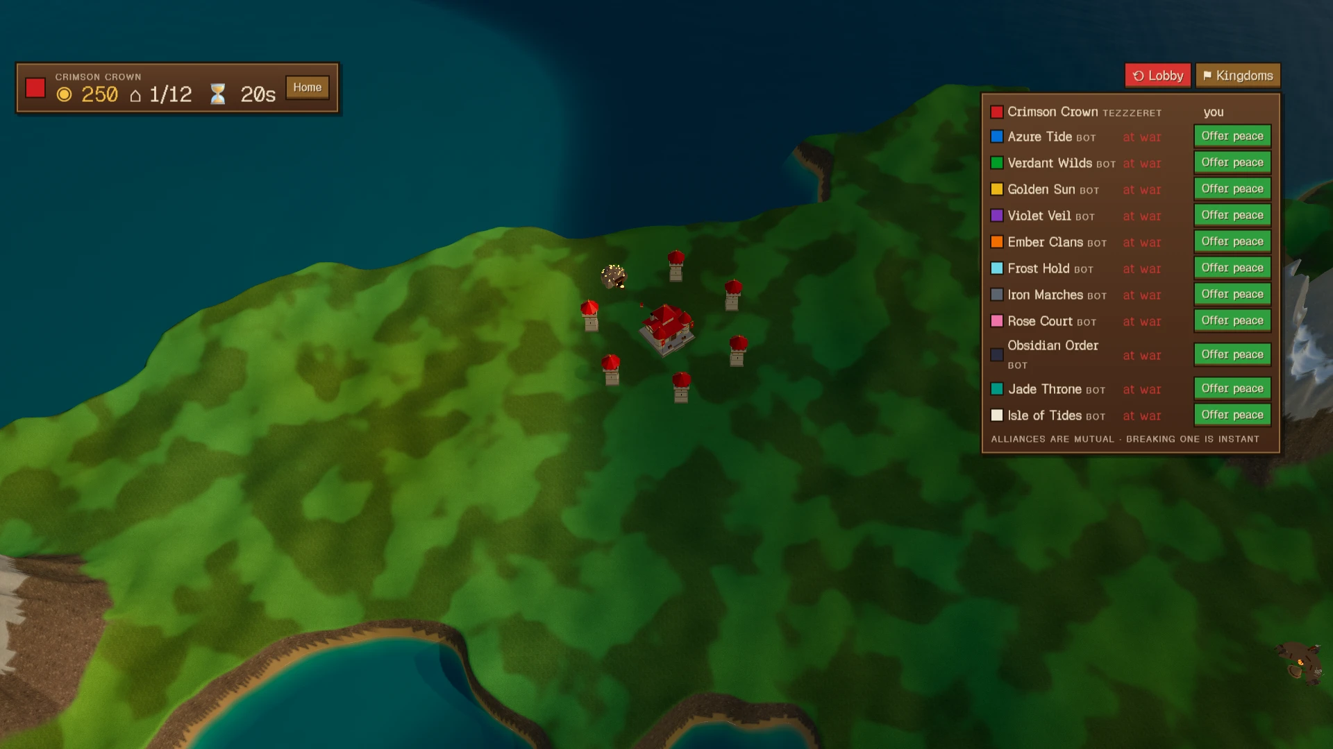 Broken Alliances: a moment in the game (1 of 1)
