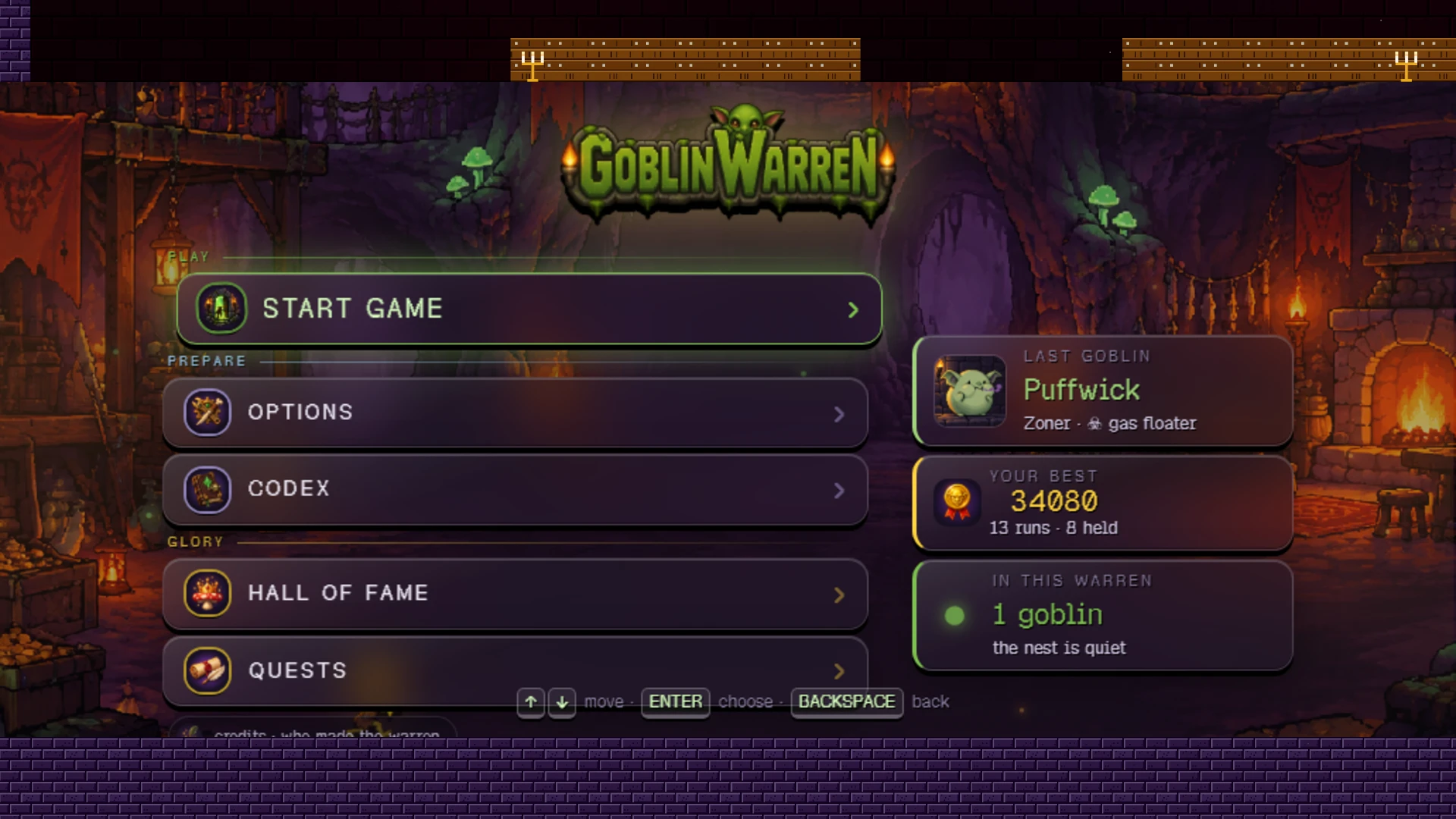 Goblin Warren: a moment in the game (1 of 1)