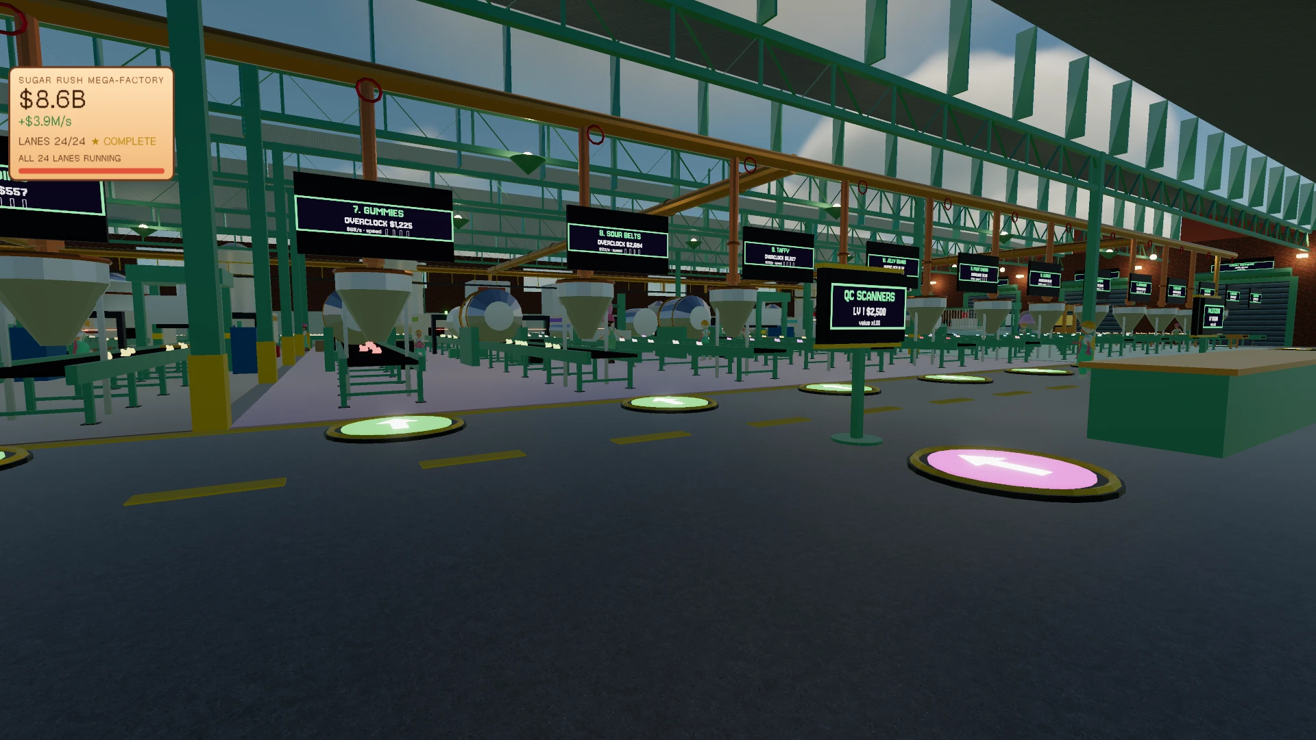 Sugar Rush Mega-Factory: a moment in the game (3 of 4)