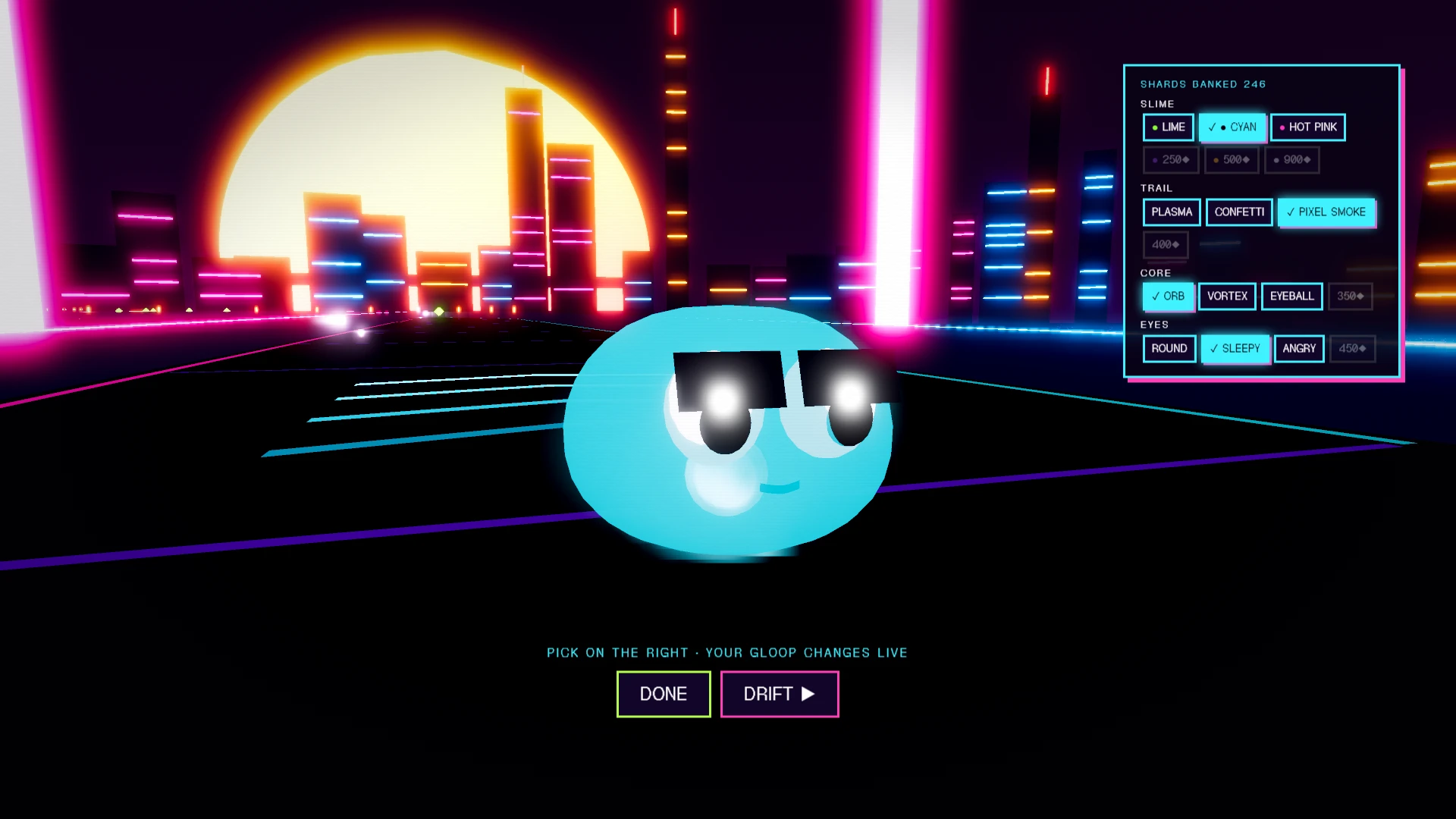 DRIFT A SLIME: a moment in the game (1 of 1)