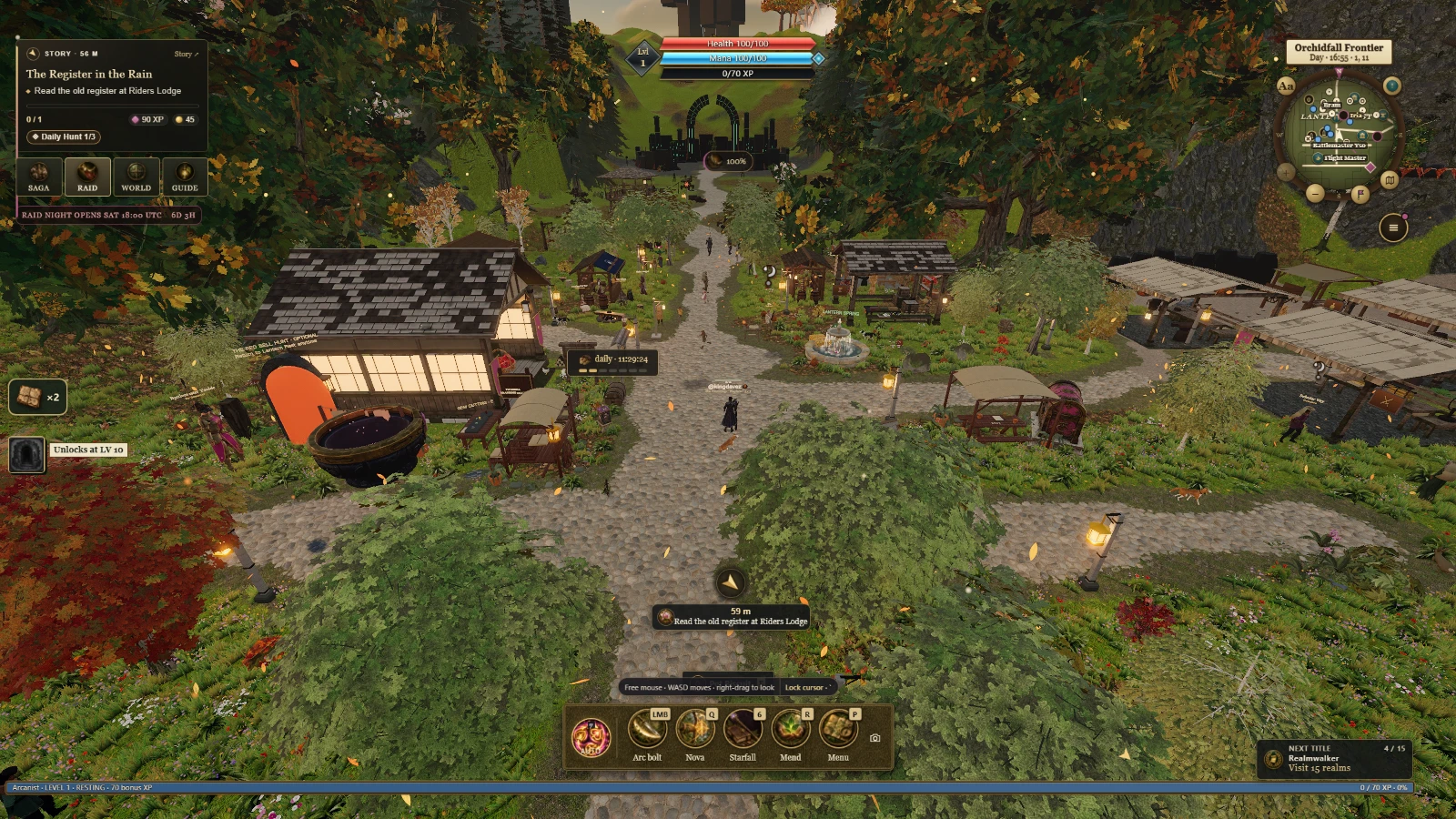 Orchidfall Online: a moment in the game (4 of 11)