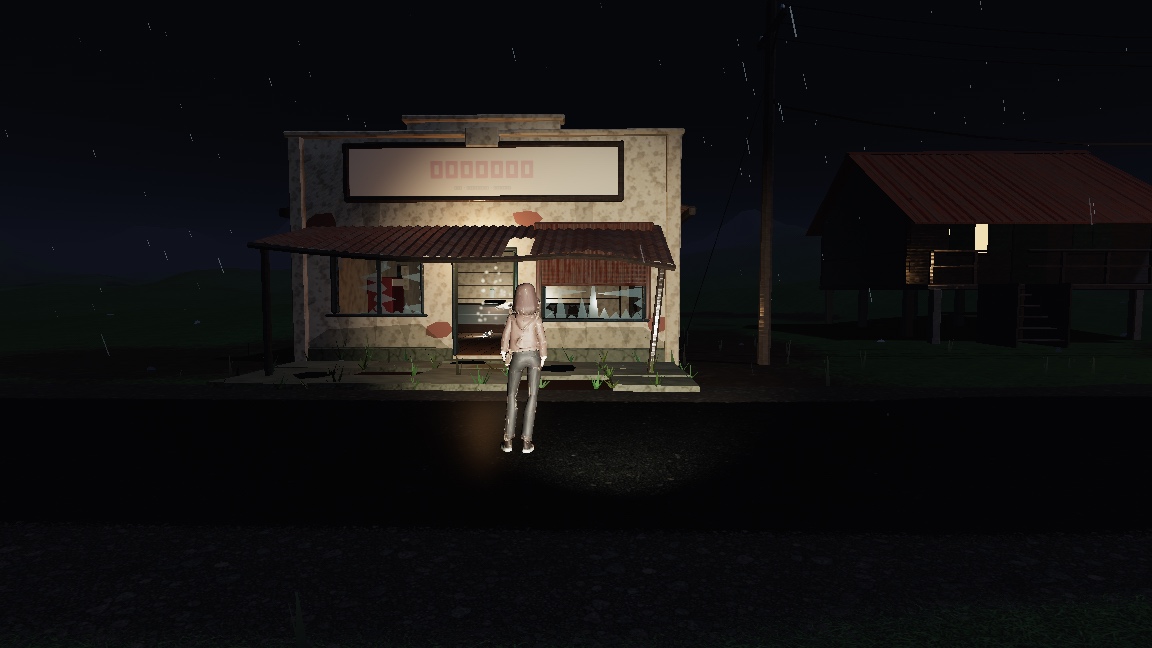 The Girl Under the Umbrella: a moment in the game (2 of 2)