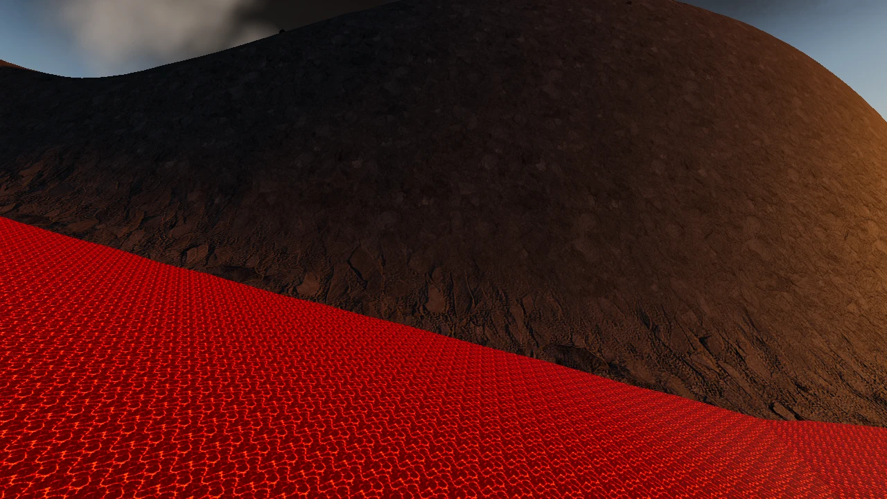 Lava Run: a moment in the game (2 of 2)