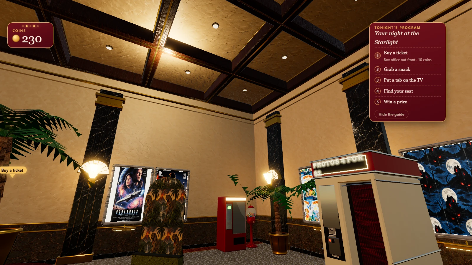 Starlight Cinema: a moment in the game (1 of 2)