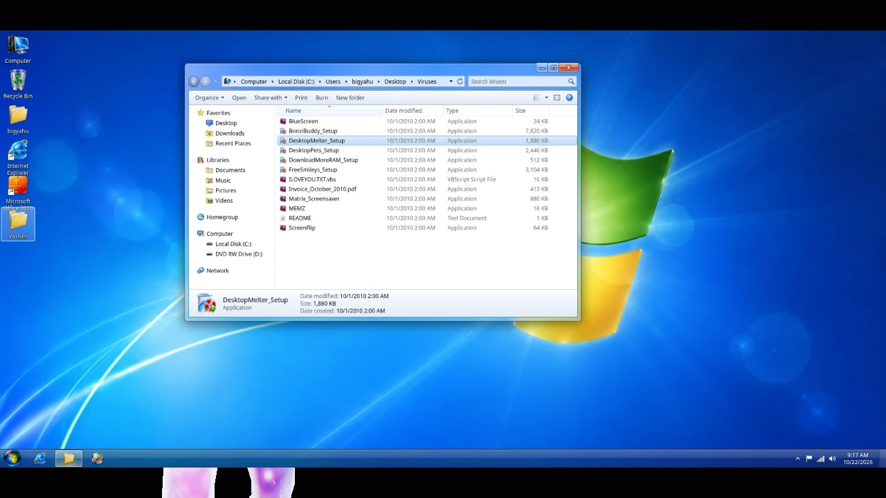 Win7 Simulator: a moment in the game (1 of 1)
