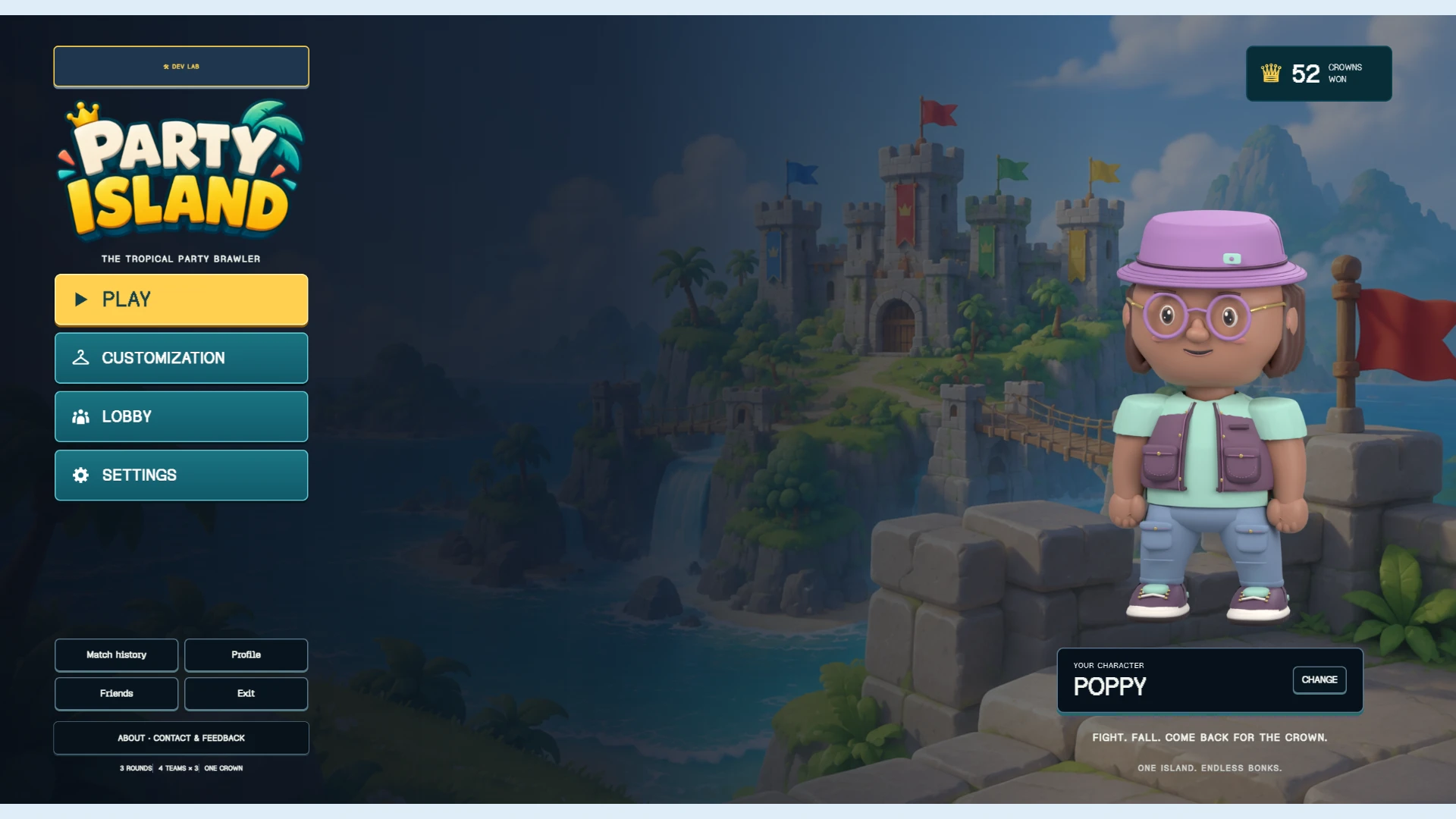 PARTY ISLAND: a moment in the game (3 of 8)