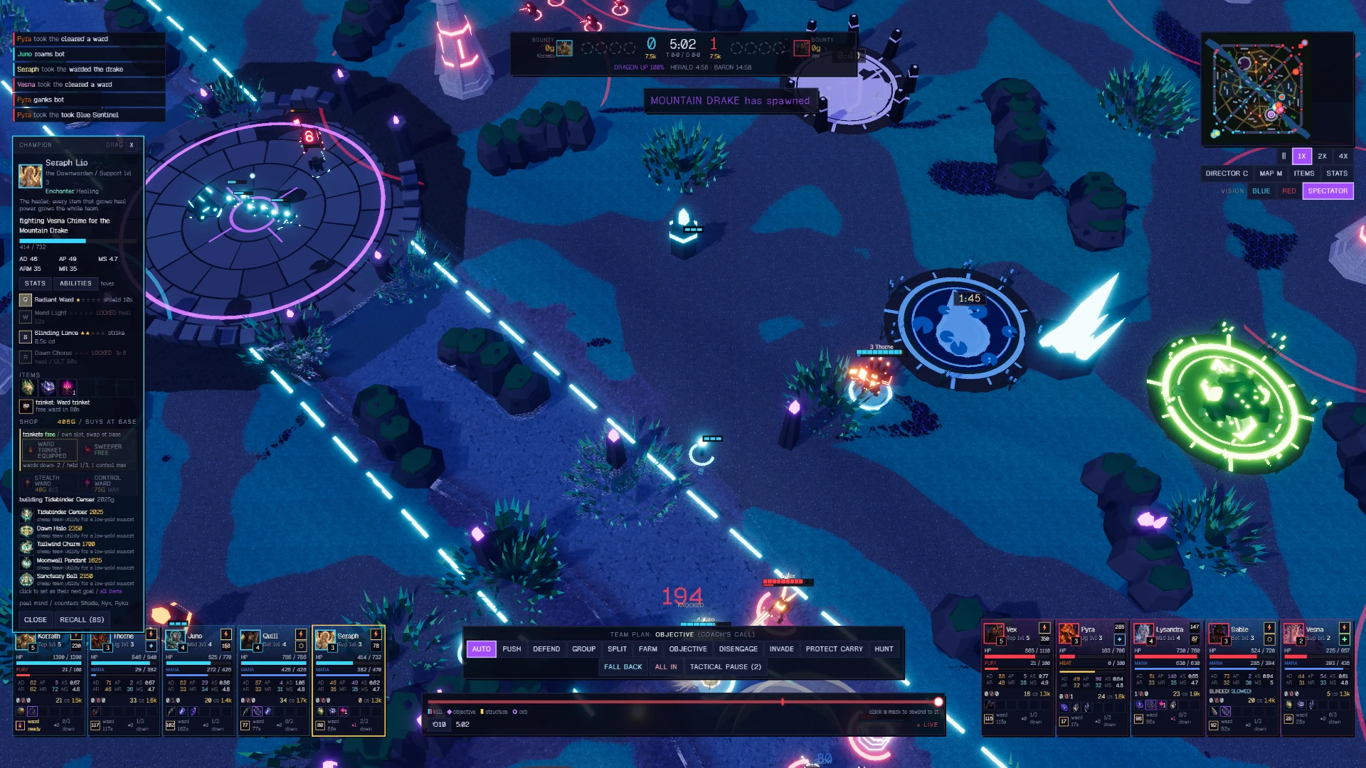 Voidline: Heroes of the Fracture: a moment in the game (1 of 3)