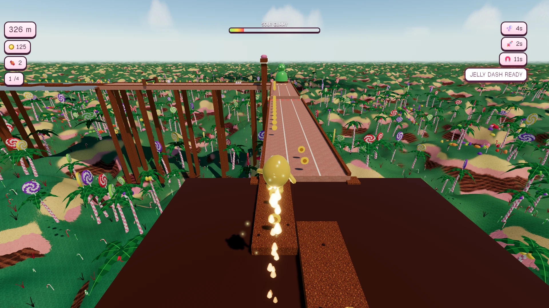 Bean Dash: a moment in the game (1 of 3)