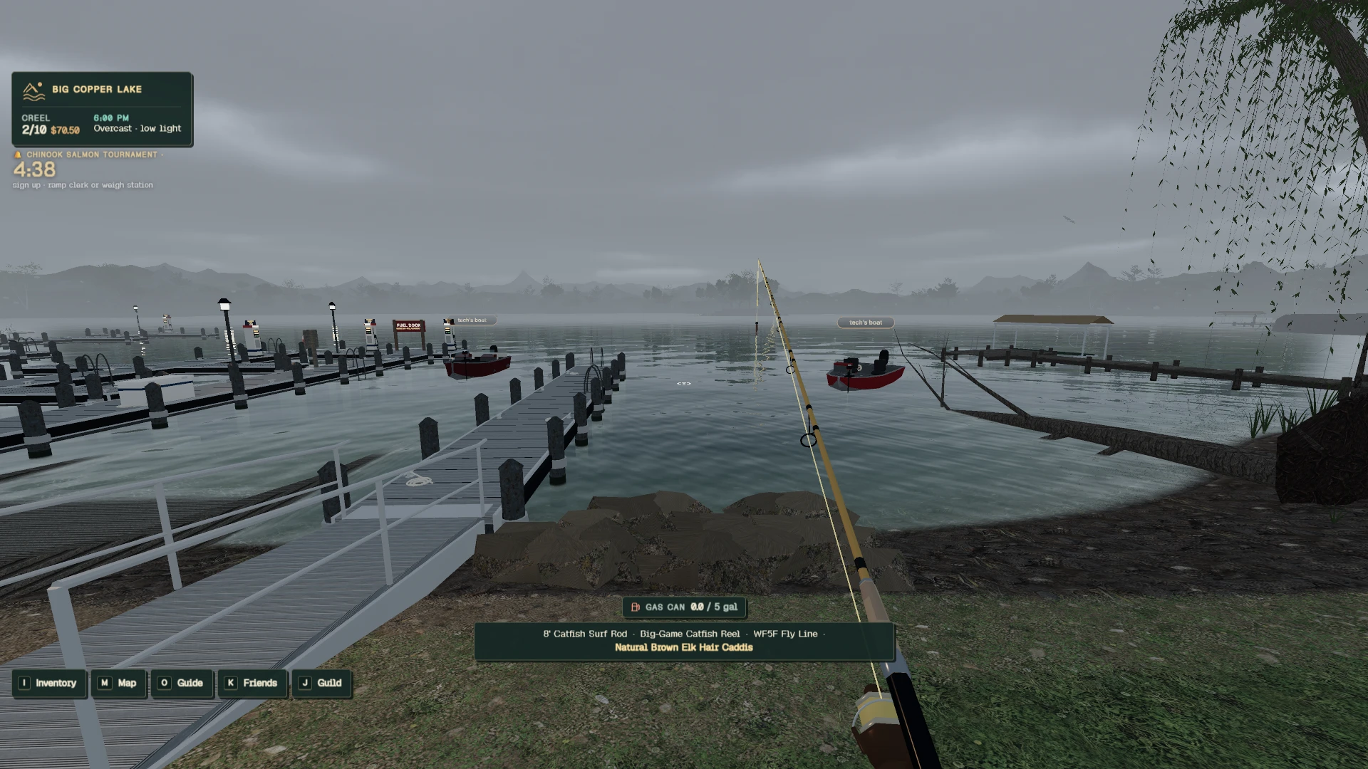Big Copper Lake: a moment in the game (3 of 8)