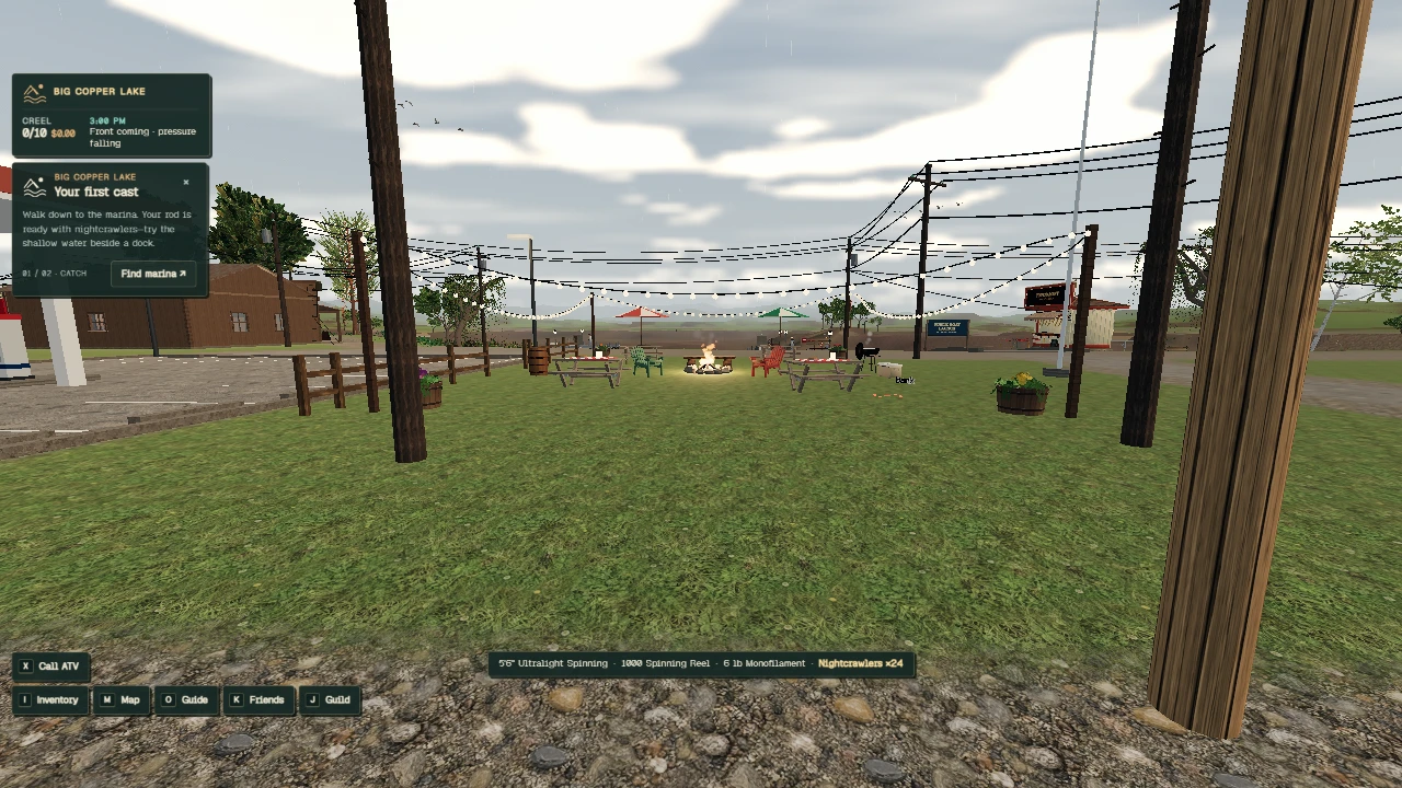 Big Copper Lake: a moment in the game (1 of 8)