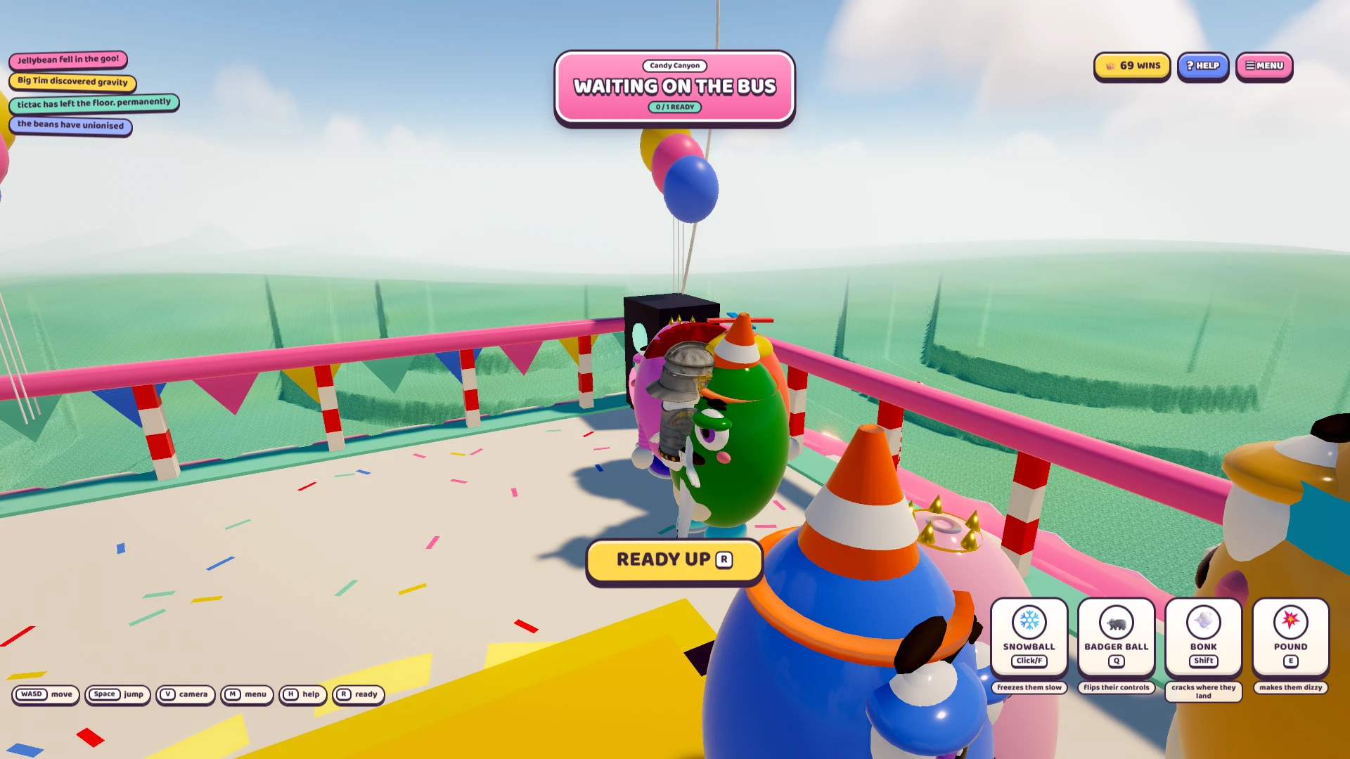 BEAN BONKERS: a moment in the game (3 of 6)
