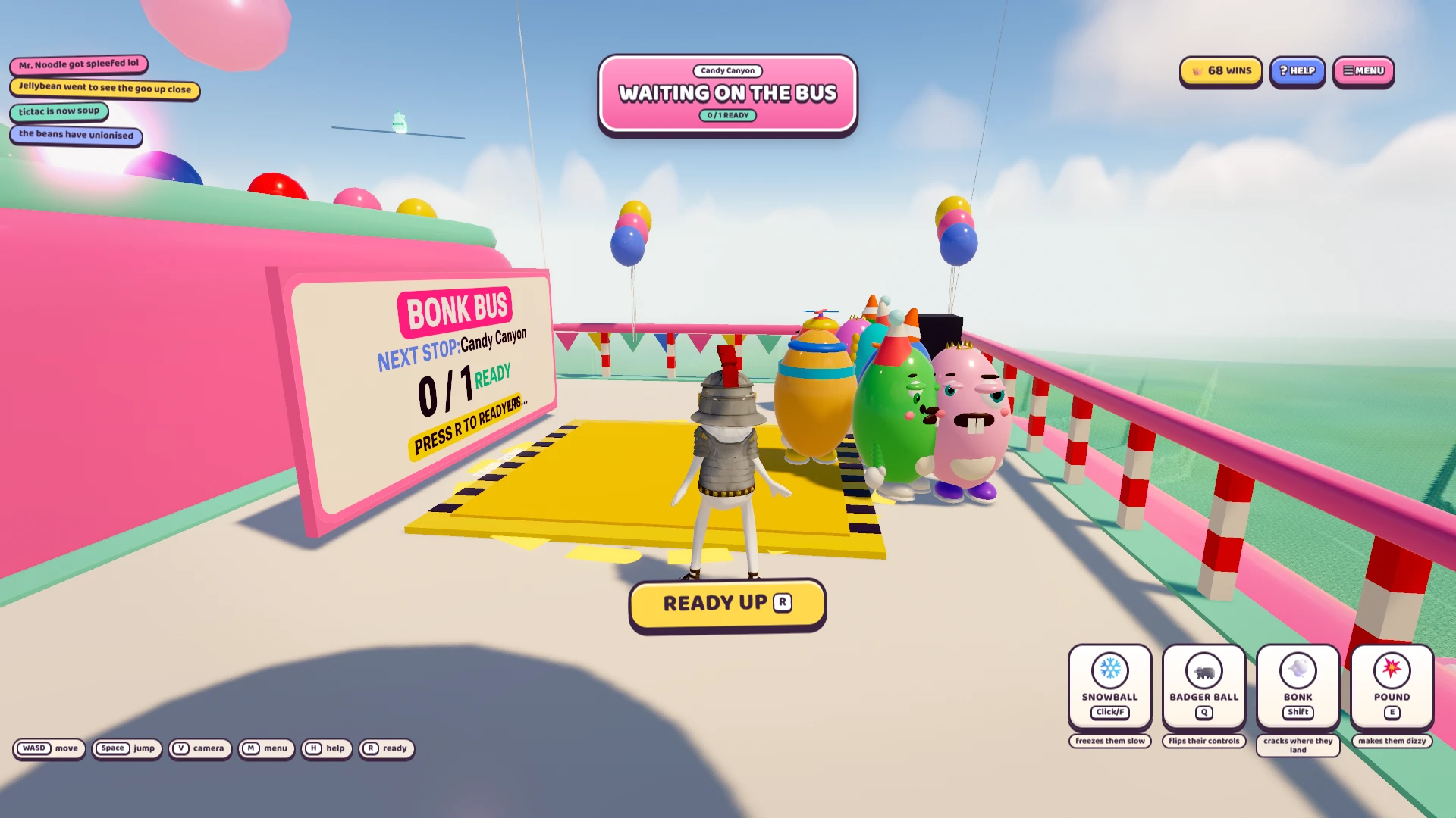 BEAN BONKERS: a moment in the game (3 of 4)