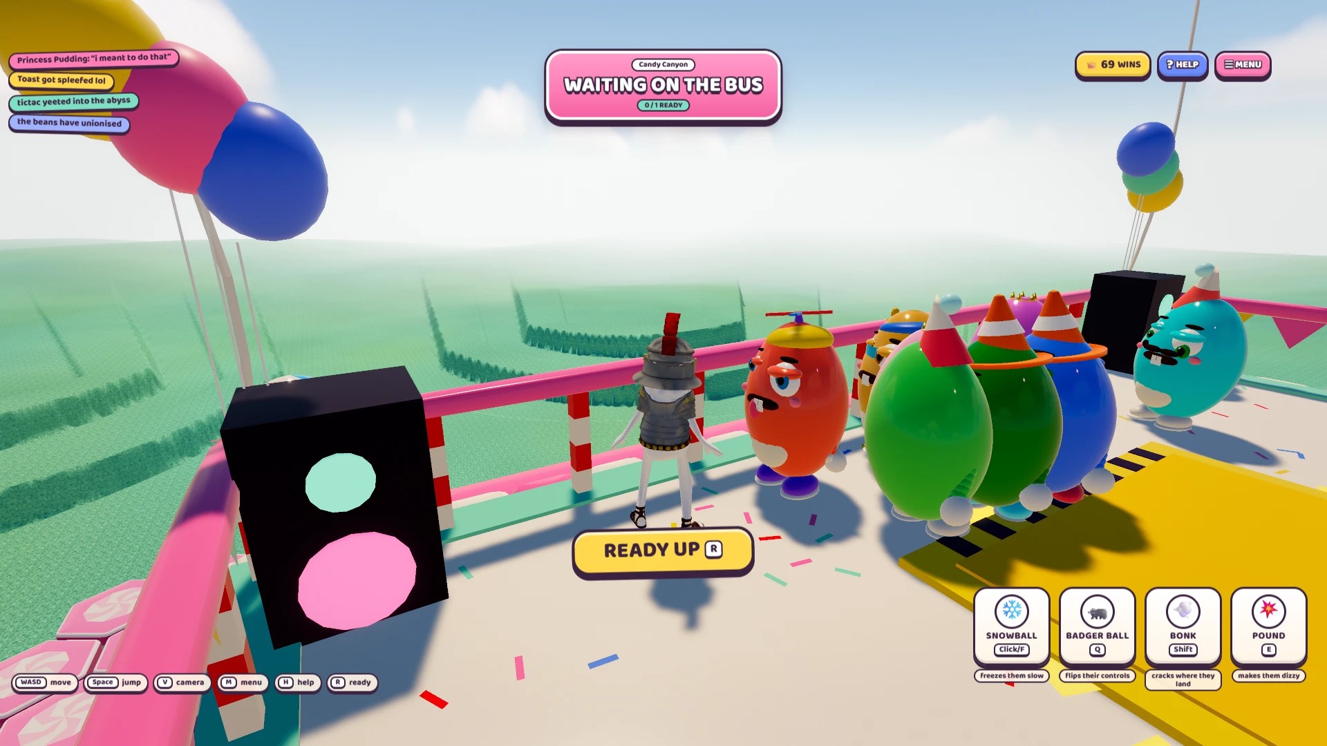 BEAN BONKERS: a moment in the game (4 of 6)
