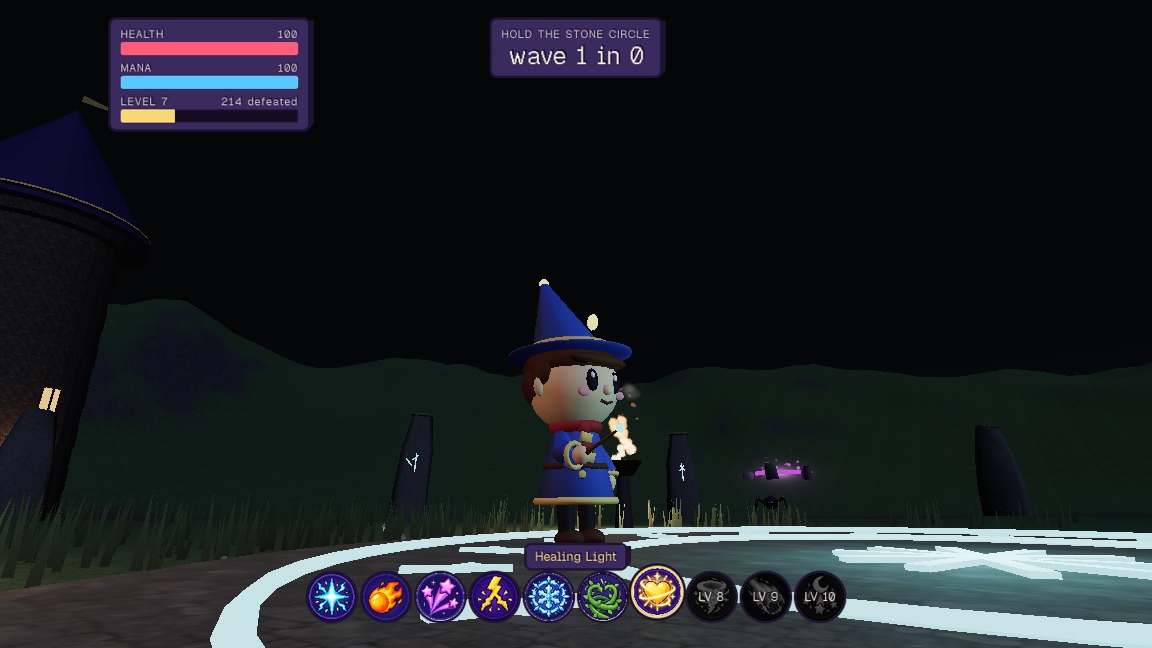 Wee Wizard: Night of the Horde: a moment in the game (1 of 1)
