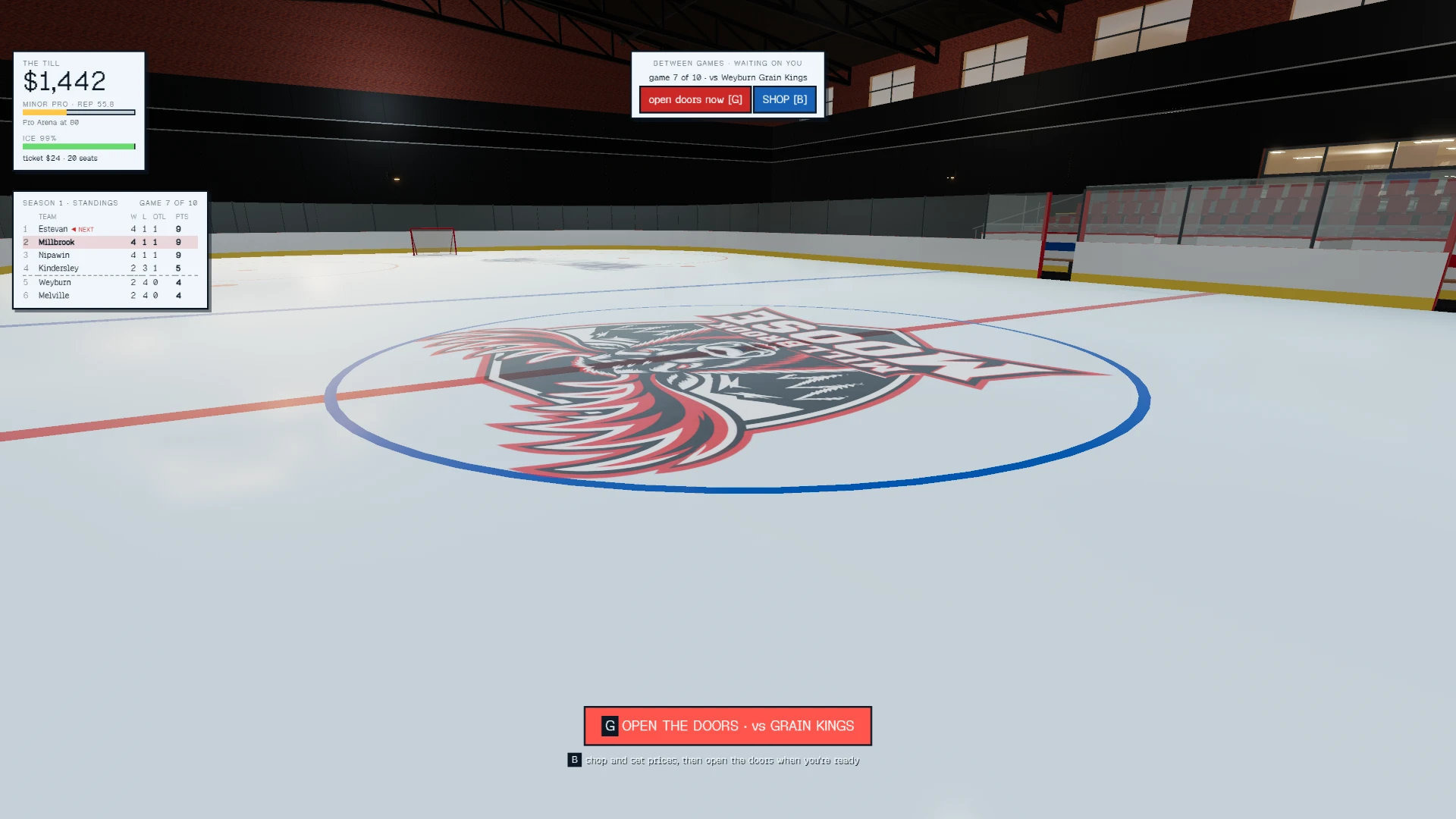 Rink Boss: a moment in the game (1 of 1)