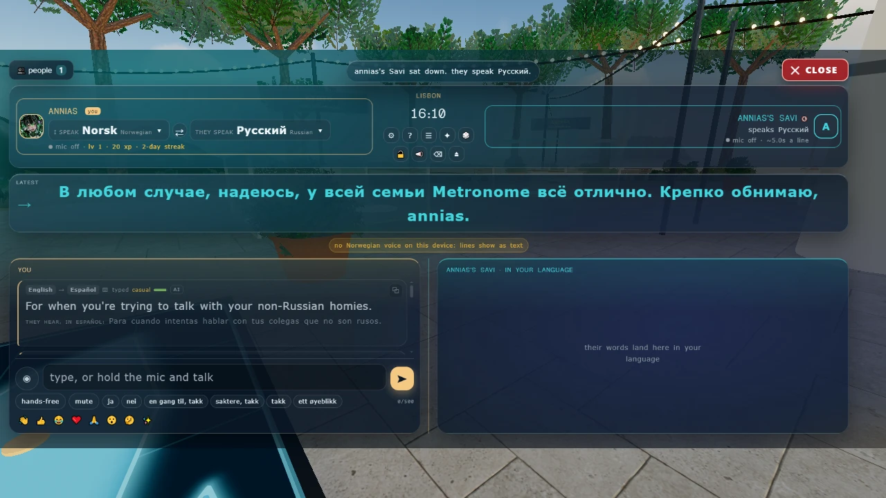 Found in Translation: a moment in the game (2 of 3)