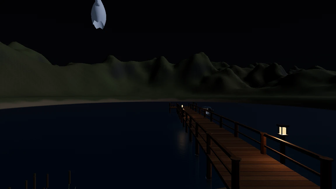 Amber Water Cabin Halloween Edition: a moment in the game (1 of 3)