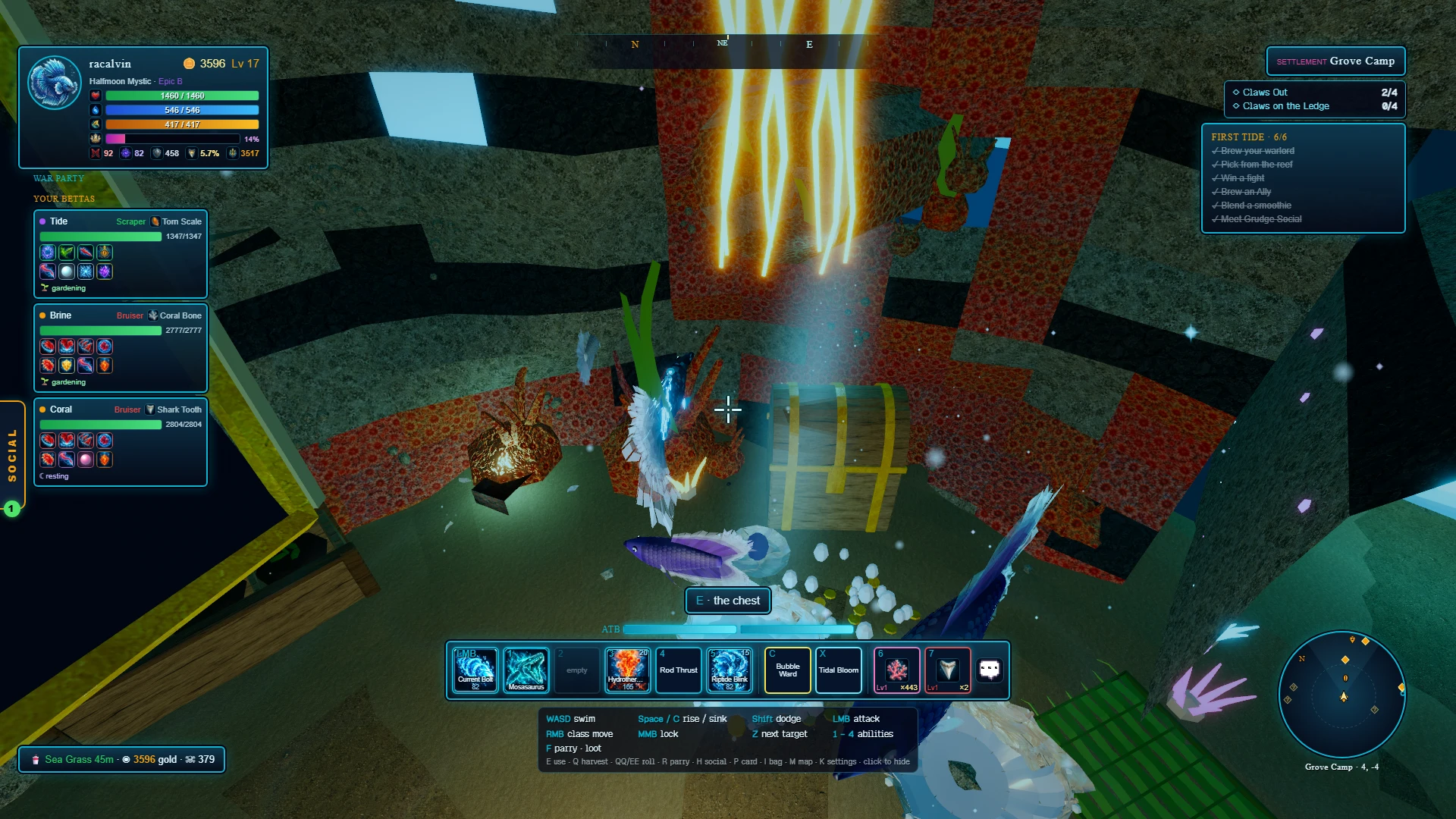 Betta Warlords: Abyssia: a moment in the game (4 of 8)