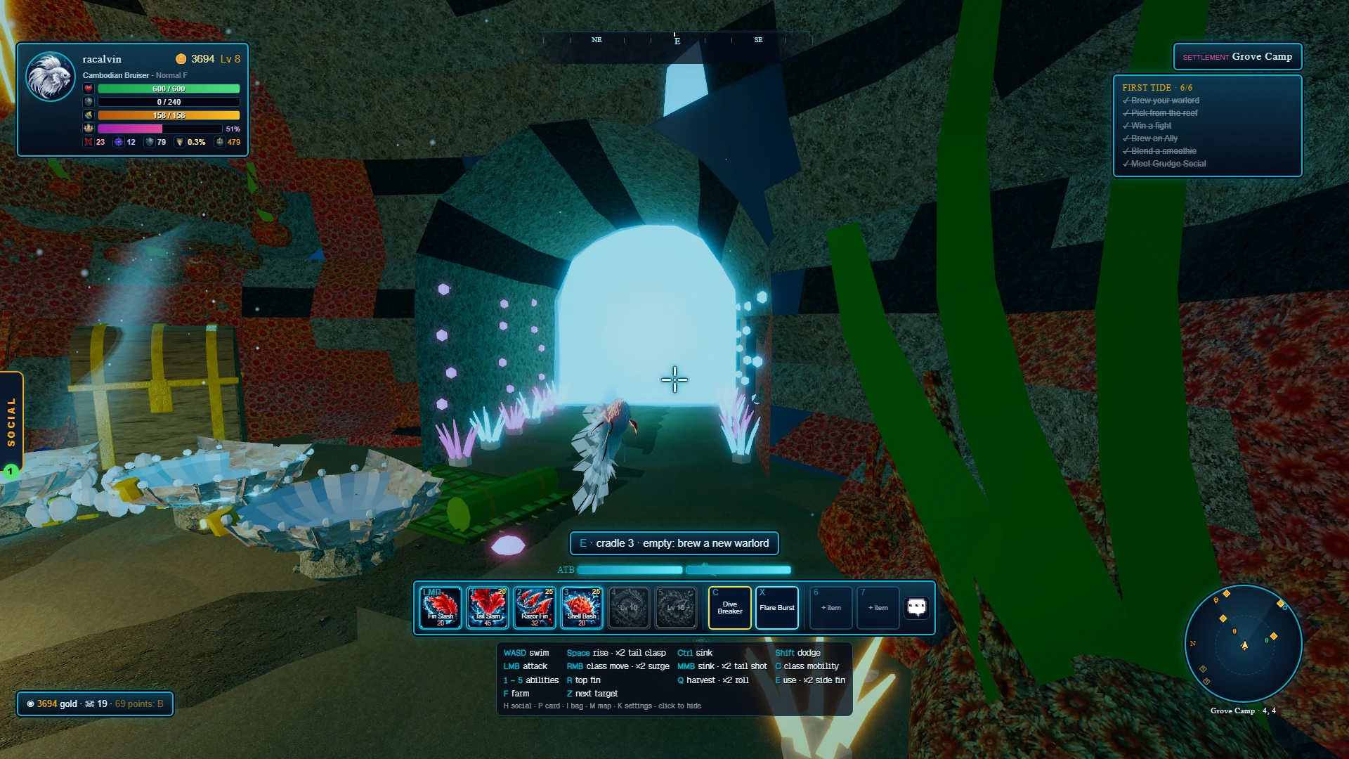 Betta Warlords: Abyssia: a moment in the game (3 of 8)