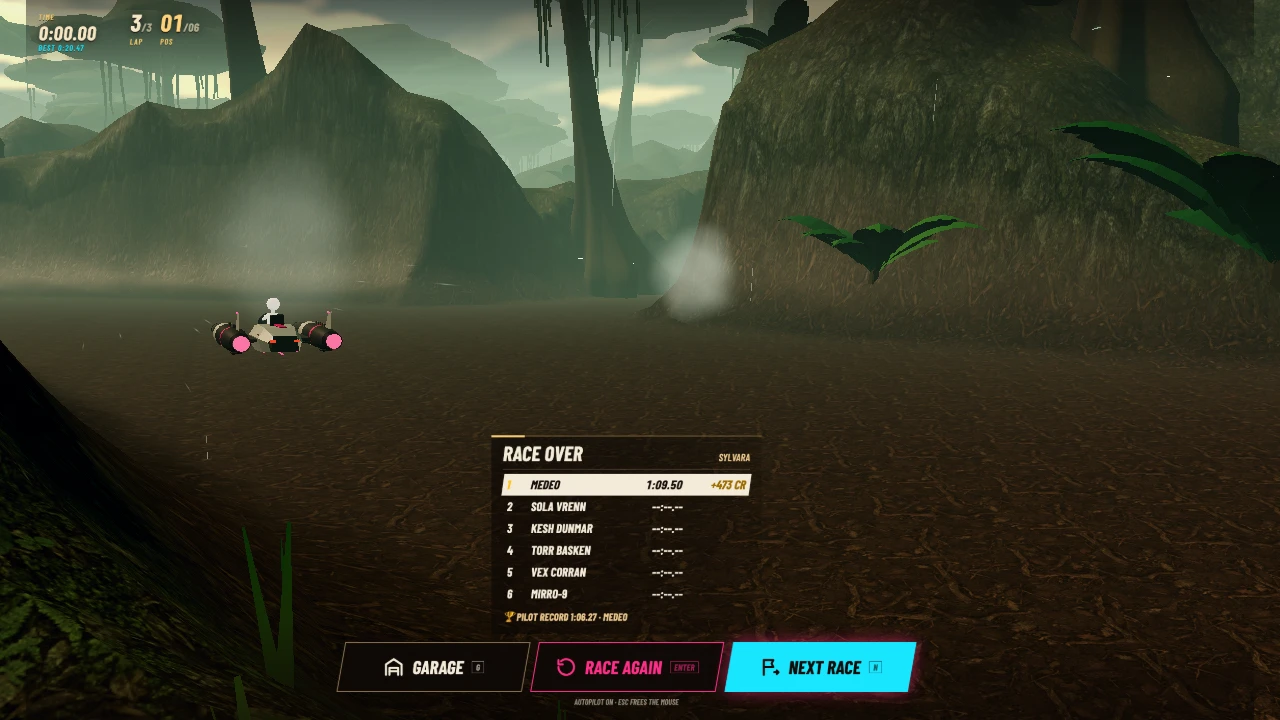 Space Racer: a moment in the game (1 of 1)