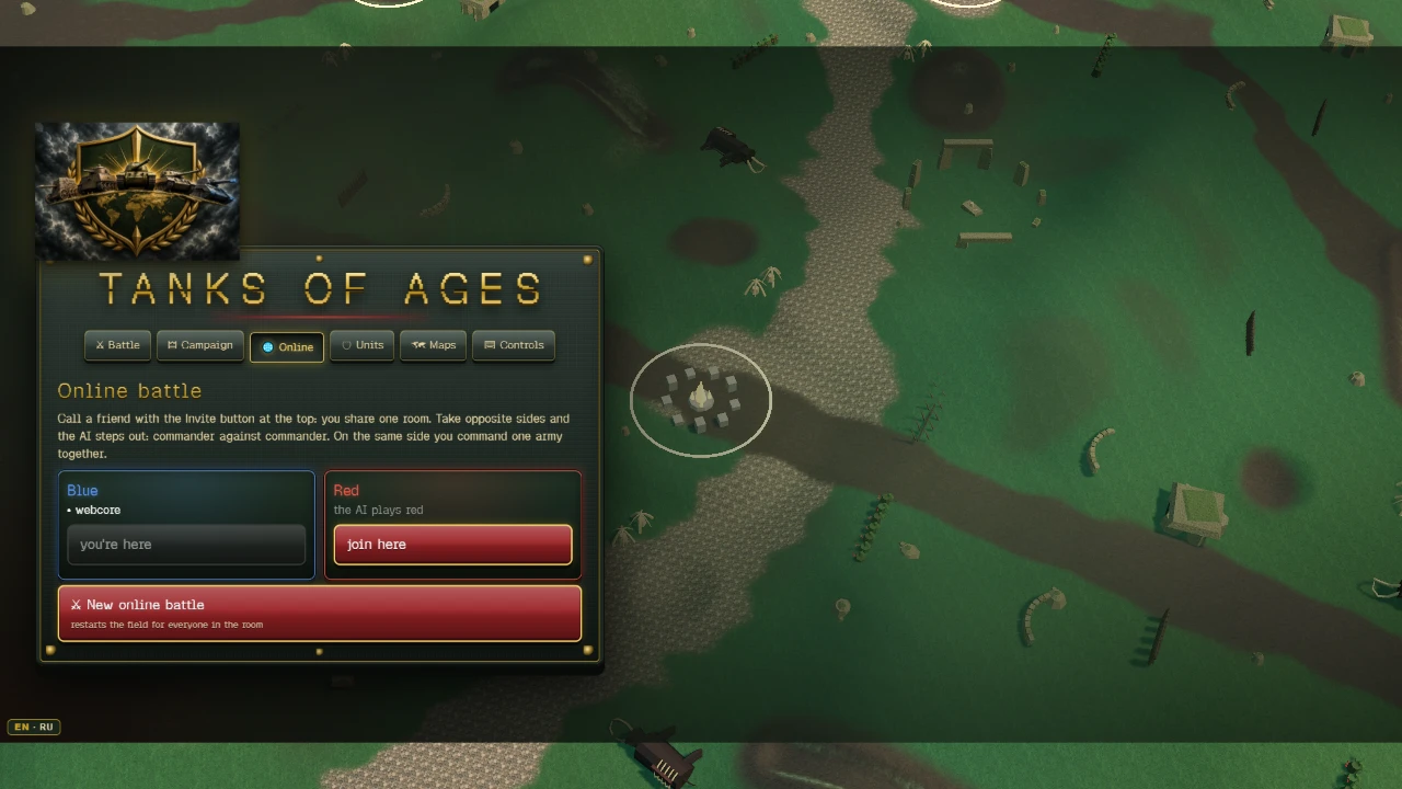 Tanks of Ages: a moment in the game (1 of 1)