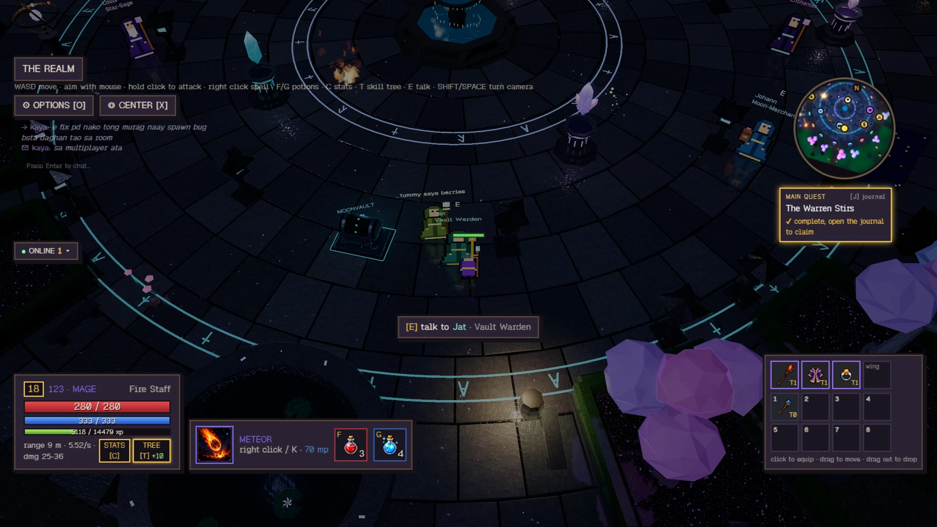 Realm of the Dragon: a moment in the game (1 of 8)