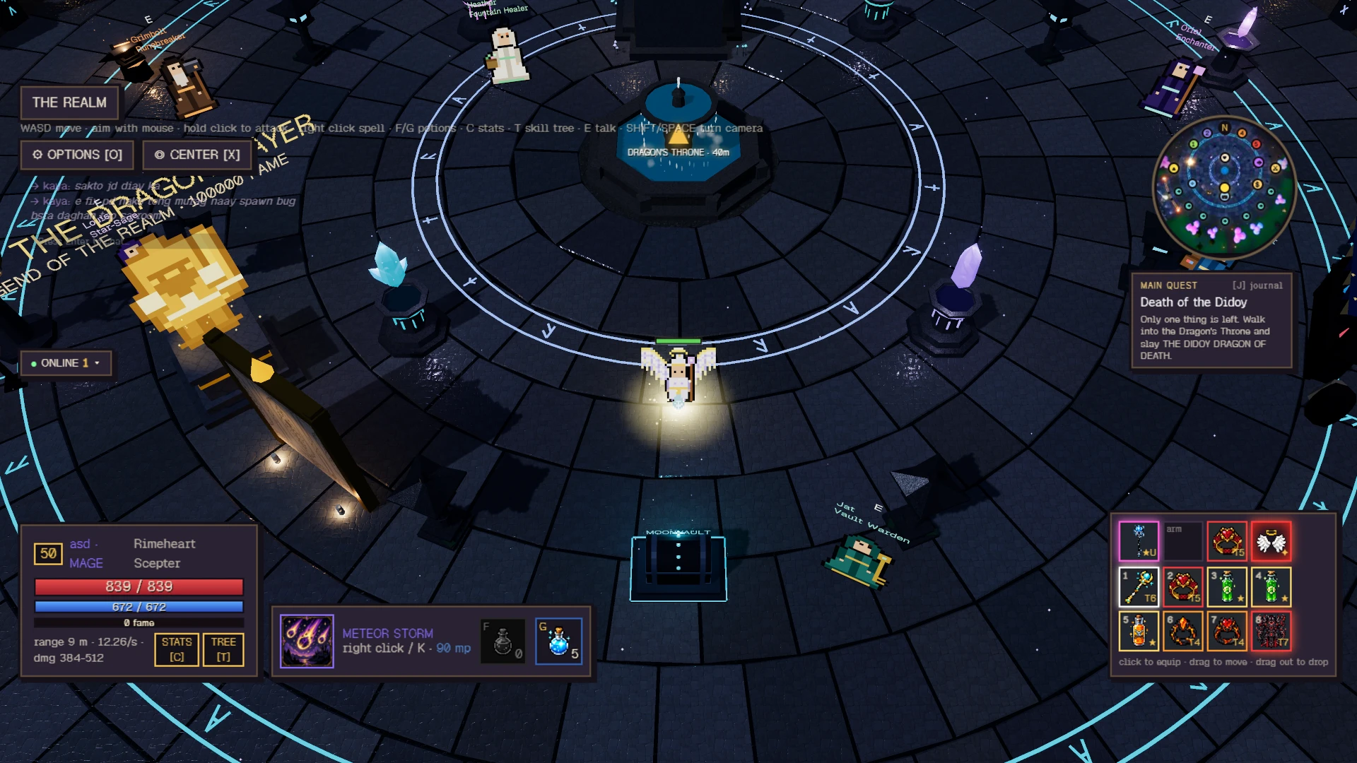 Realm of the Dragon: a moment in the game (8 of 8)