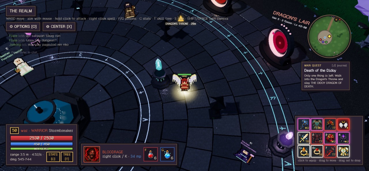 Realm of the Dragon: a moment in the game (1 of 2)