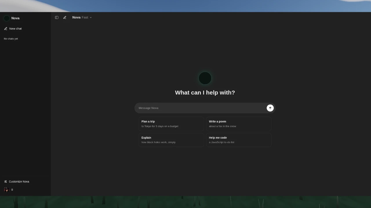 Nova Chat: AI Chatbot: a moment in the game (1 of 2)
