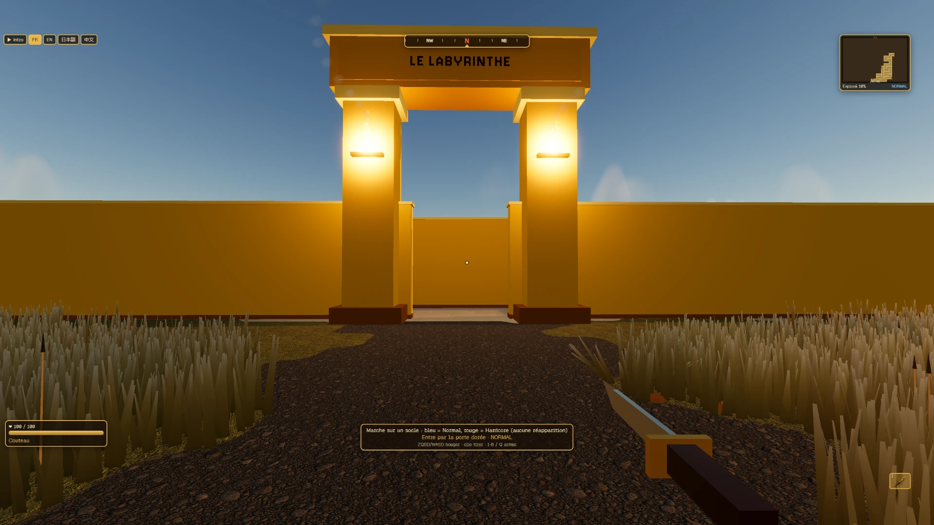 Le Labyrinthe: a moment in the game (1 of 7)