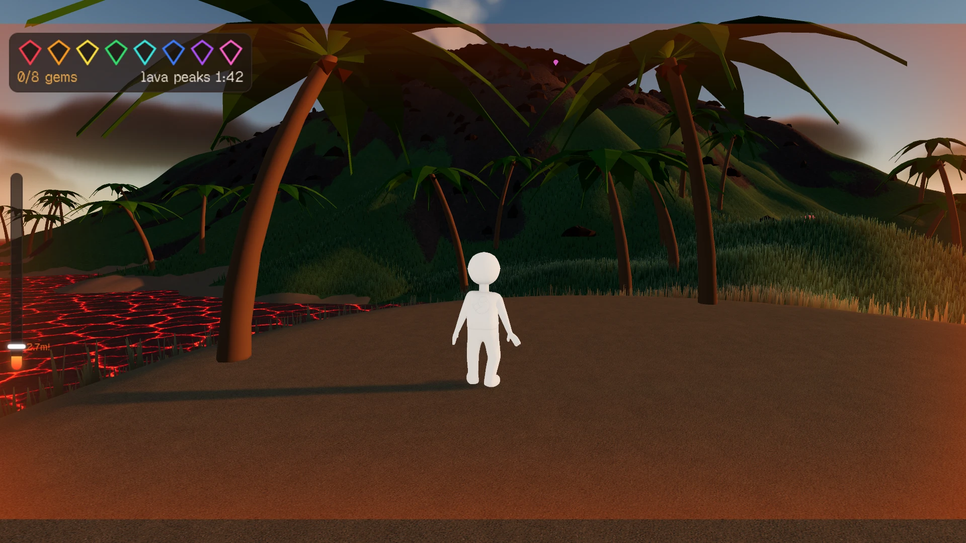 Volcano Rush: a moment in the game (1 of 2)