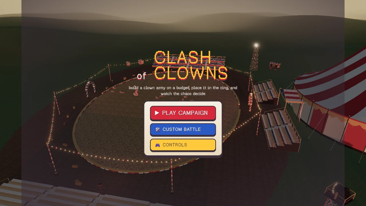 Clash of Clowns: a moment in the game (1 of 2)