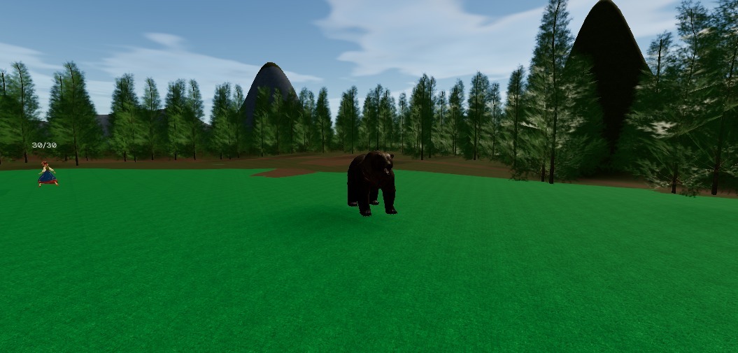 Rabies Bear: a moment in the game (4 of 8)