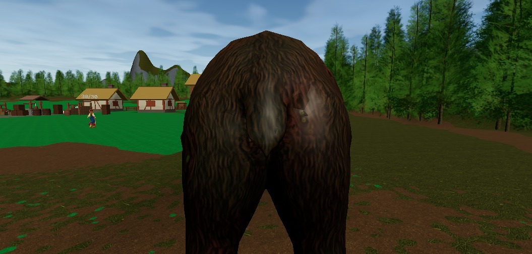 Rabies Bear: a moment in the game (3 of 8)