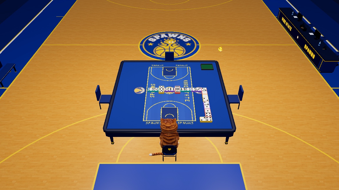 Dominoes: a moment in the game (1 of 3)
