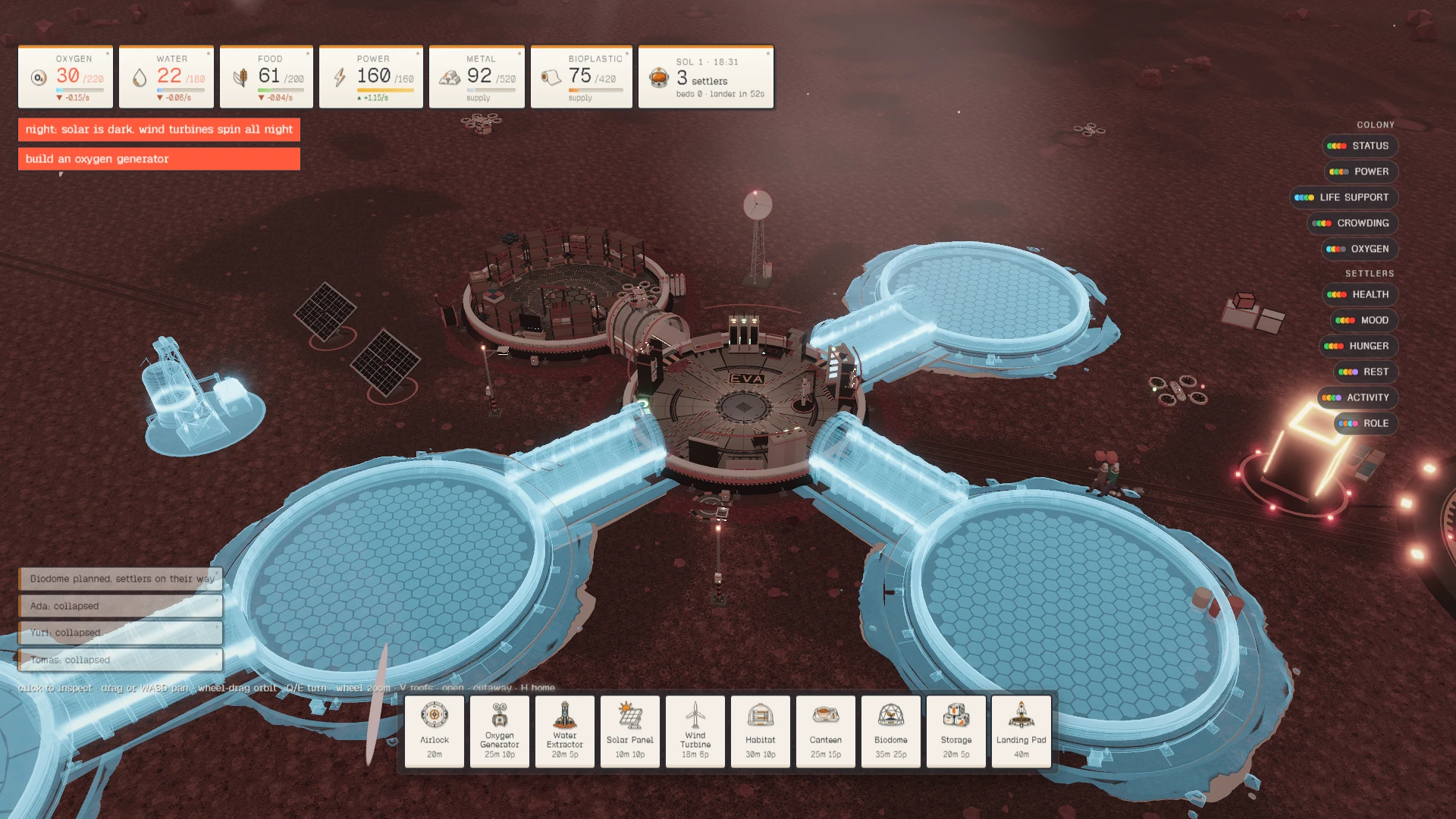 Red Valley Colony: a moment in the game (1 of 2)