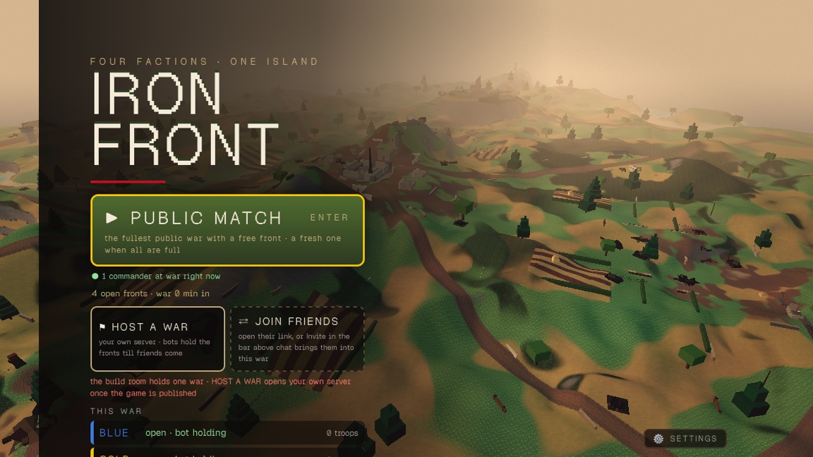 Iron Front: a moment in the game (1 of 2)