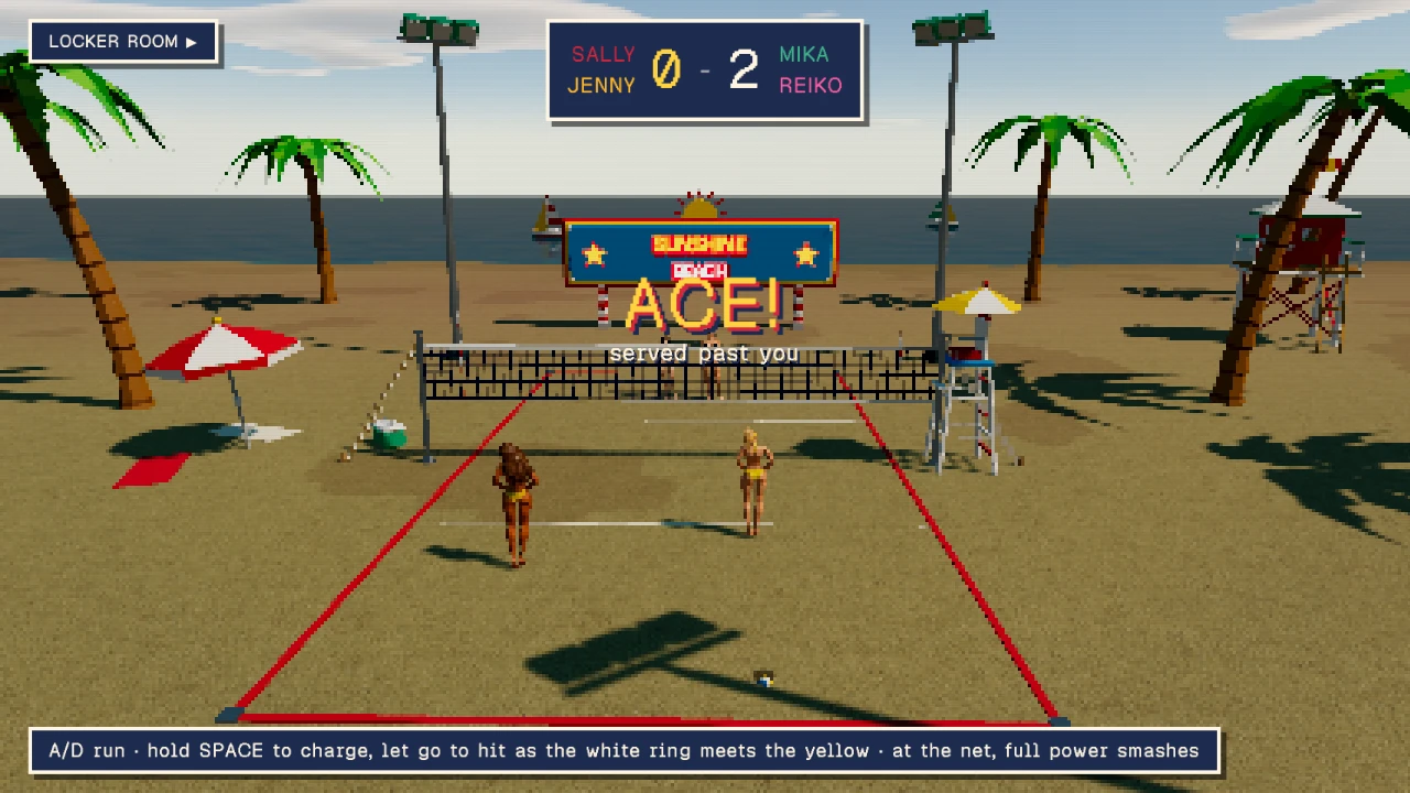 Sunshine Beach Volley '96: a moment in the game (1 of 1)