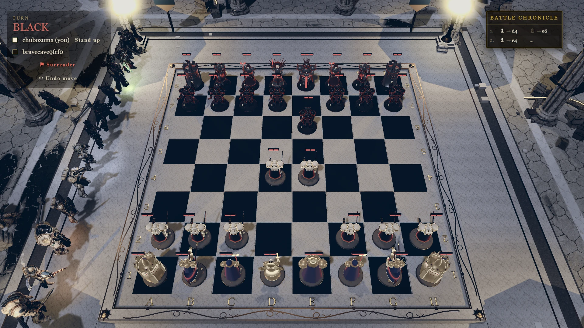 Gambito de Sangre: a moment in the game (2 of 3)