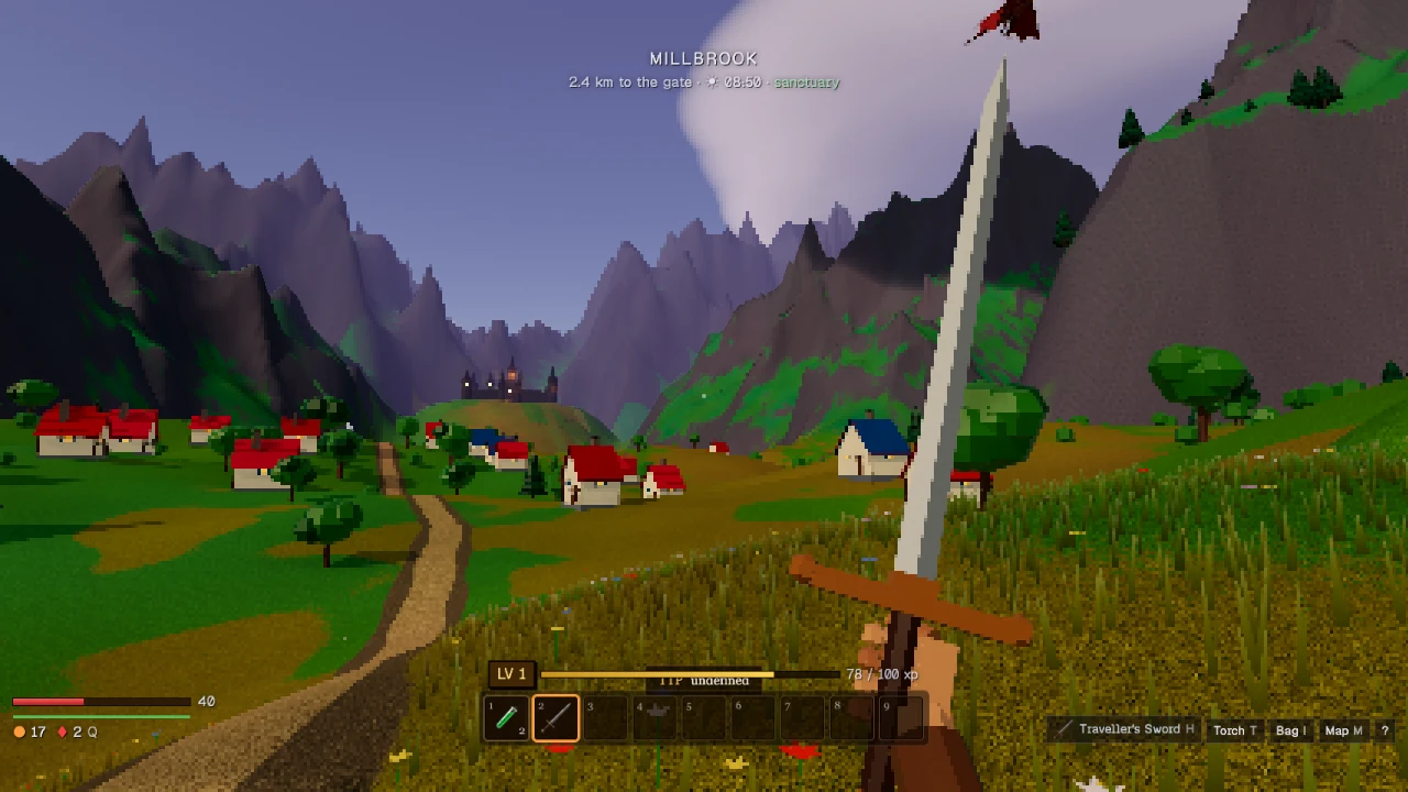 Valley Road: a moment in the game (1 of 8)