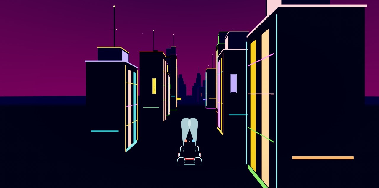 Neon Drift: a moment in the game (1 of 8)